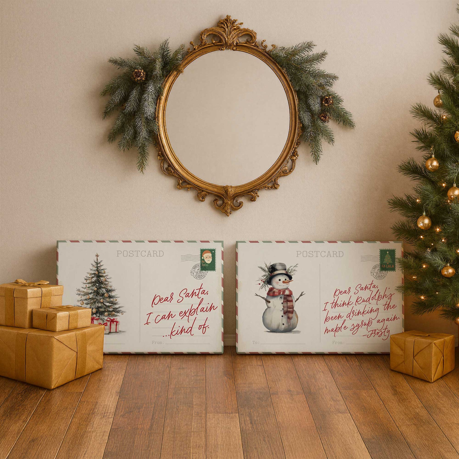 [Color:Walnut], Picture of art in a Walnut frame