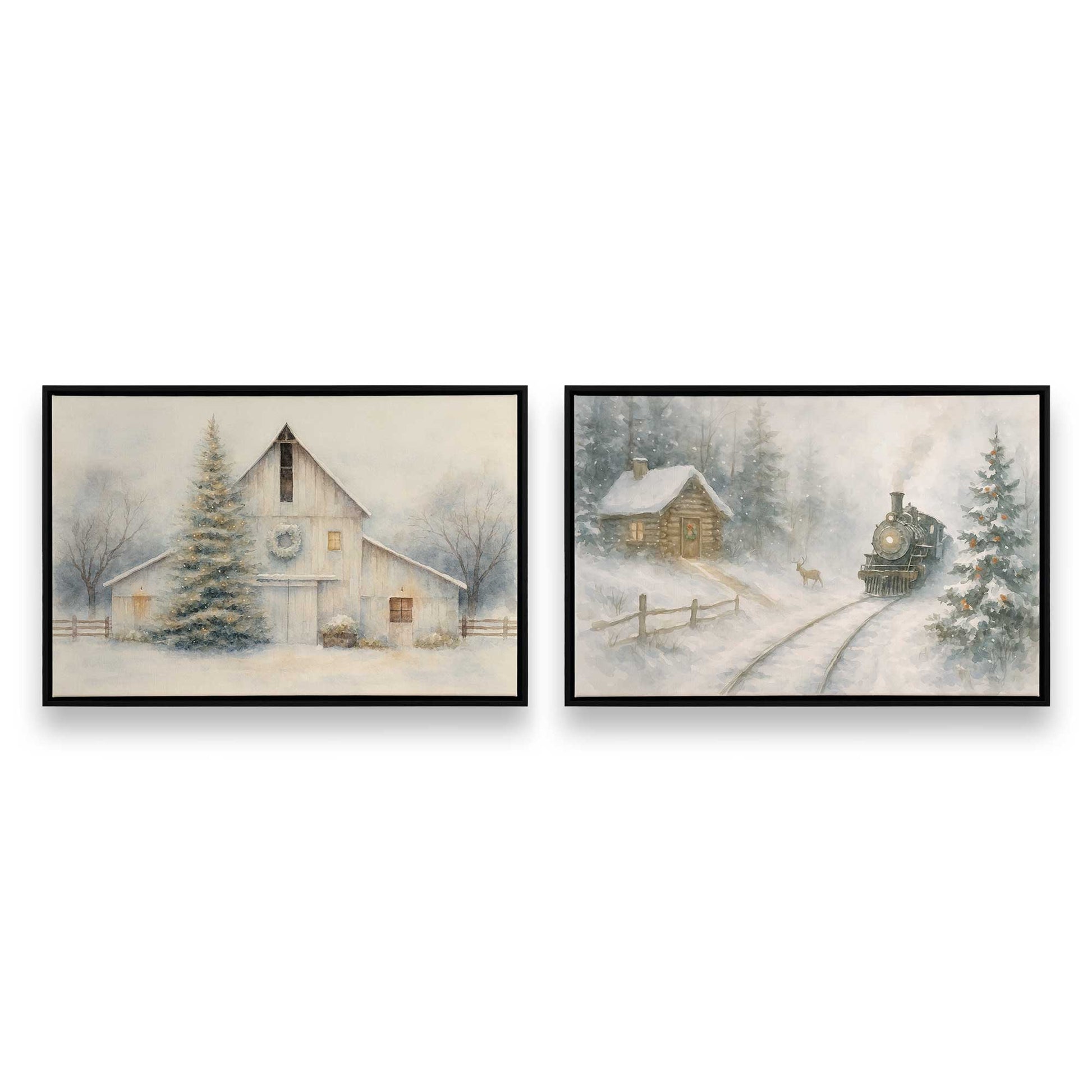 [Color:Satin Black], Picture of art in a Satin Black frame