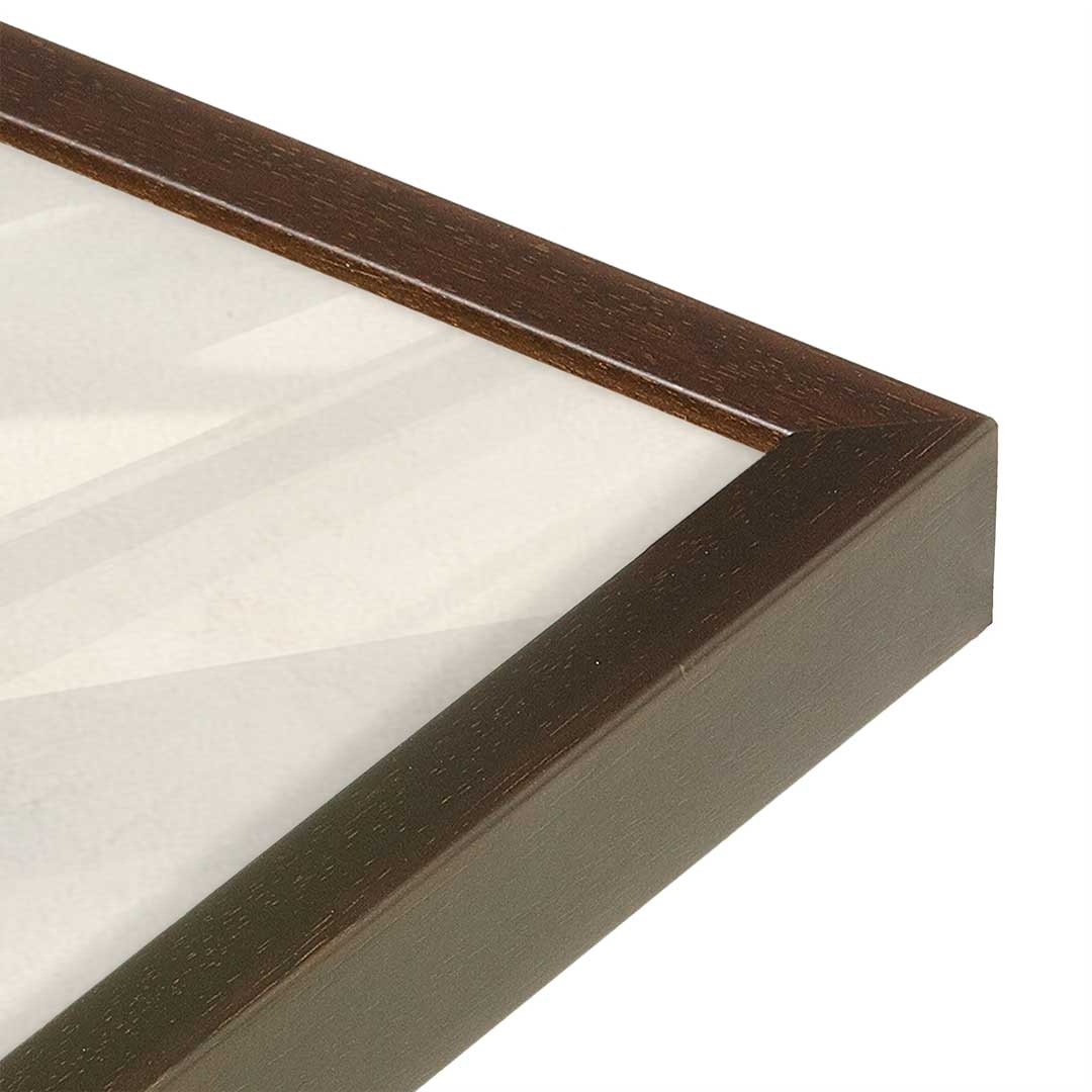 [Color:Belvinder Brown], Picture of art in a Belvinder Brown frame of the corner
