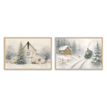 [Color:American Maple], Picture of art in a American Maple frame