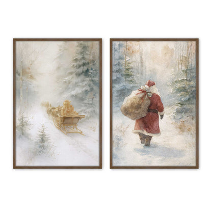 [Color:Walnut], Picture of art in a Walnut frame