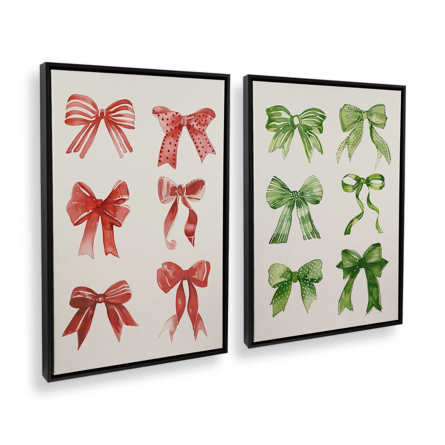 [Color:Satin Black], Picture of art in a Satin Black frame at an angle