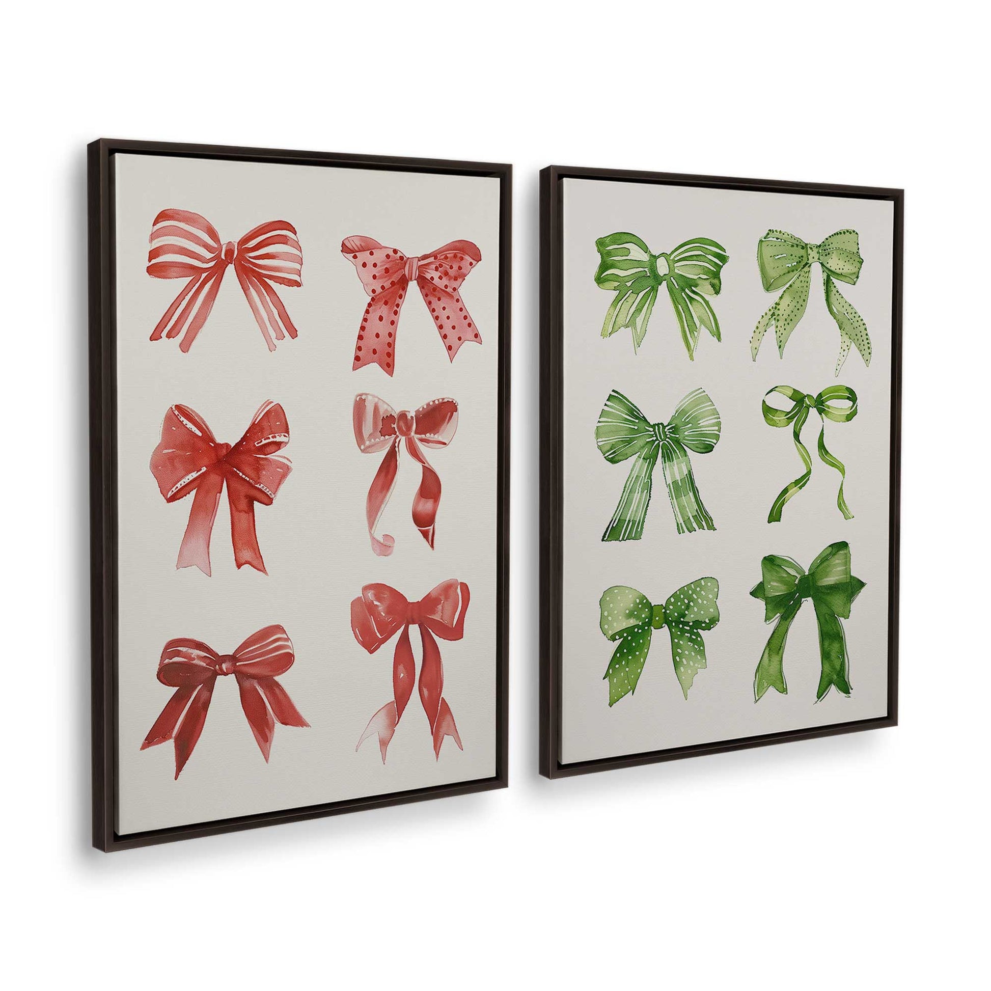 [Color:Espresso], Picture of art in a Espresso frame at an angle