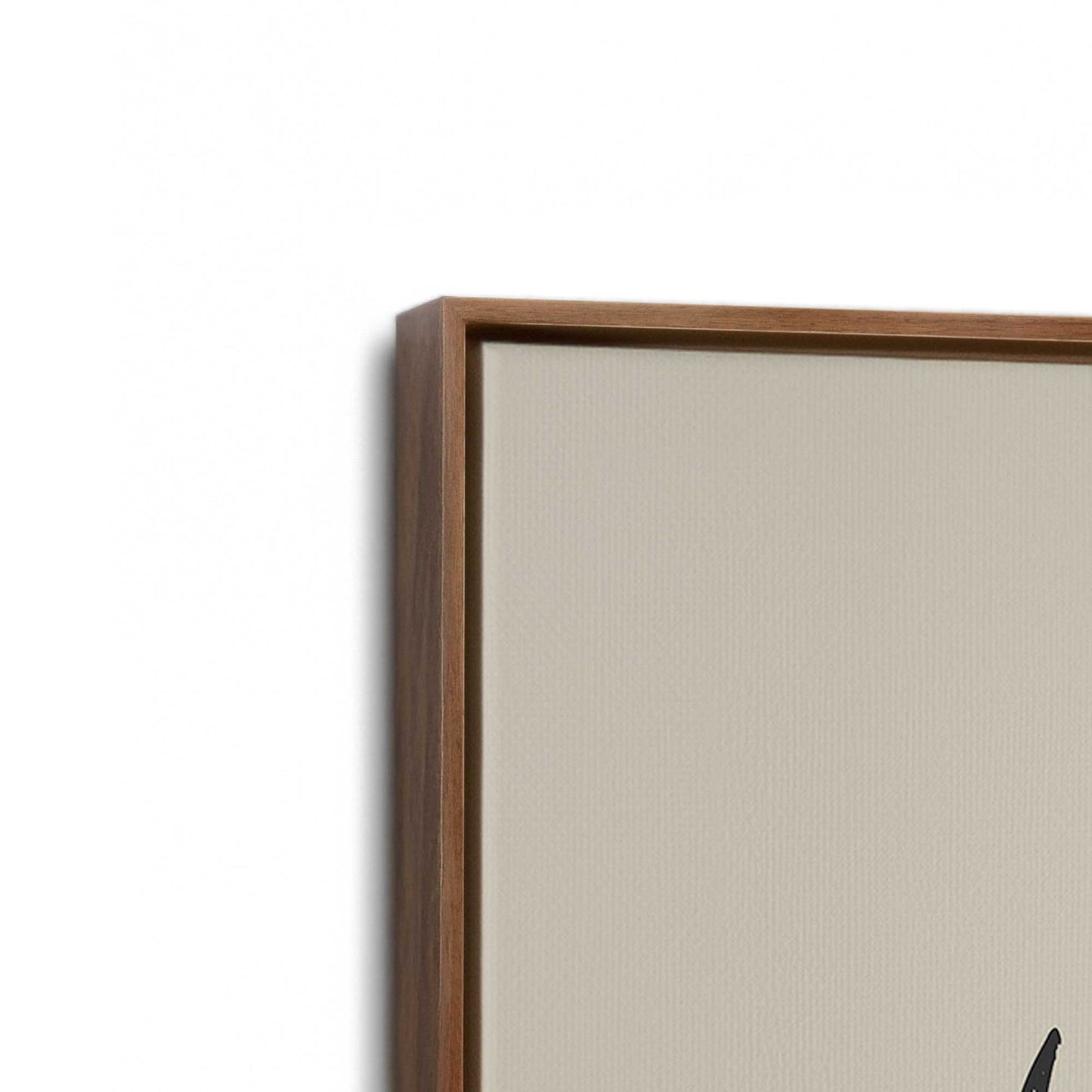 [Color:Walnut], Picture of the corner of the art