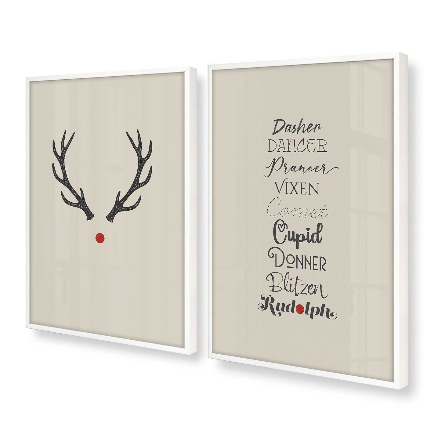 [Color:Opaque White], Picture of art in a Opaque White frame at an angle