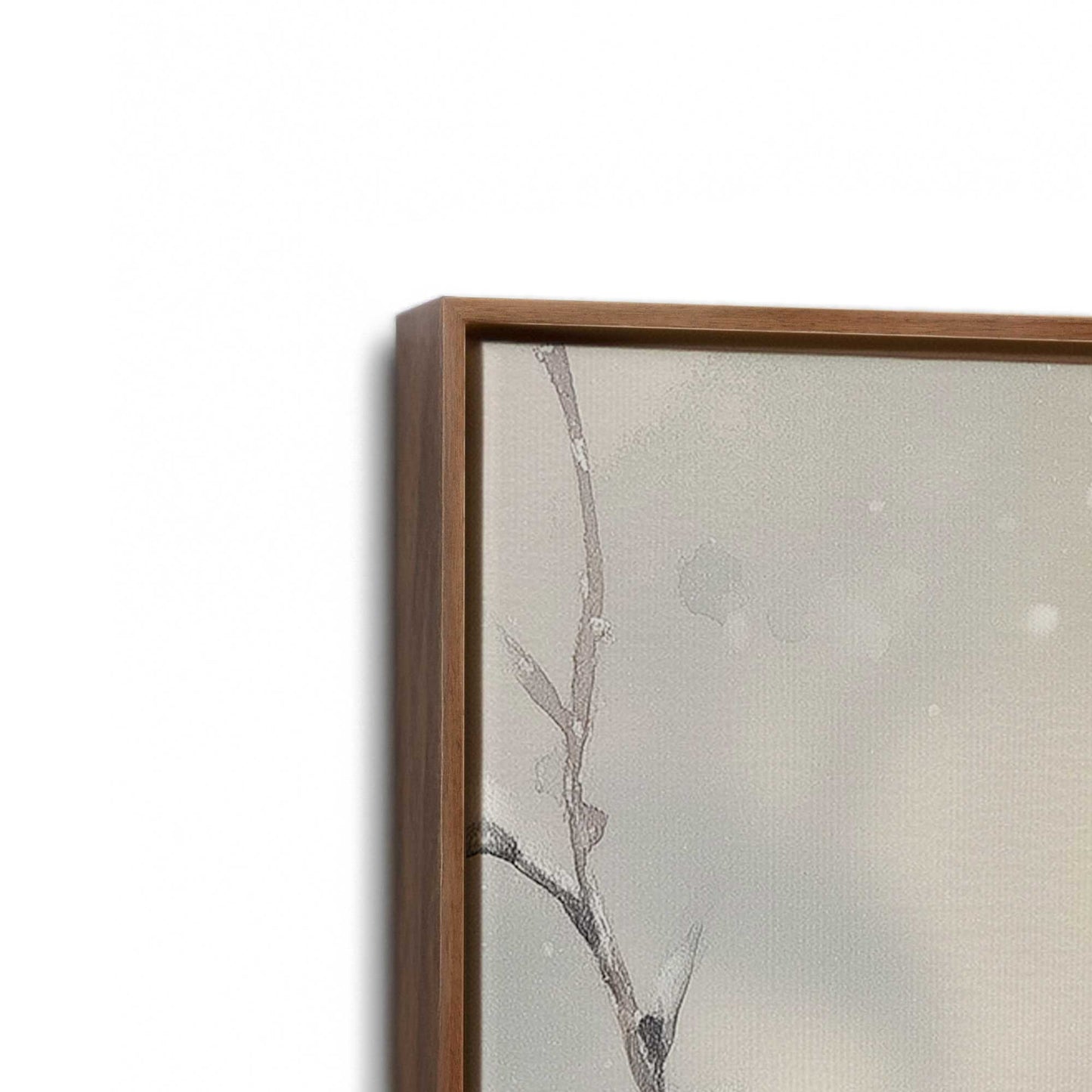 [Color:Walnut], Picture of the corner of the art