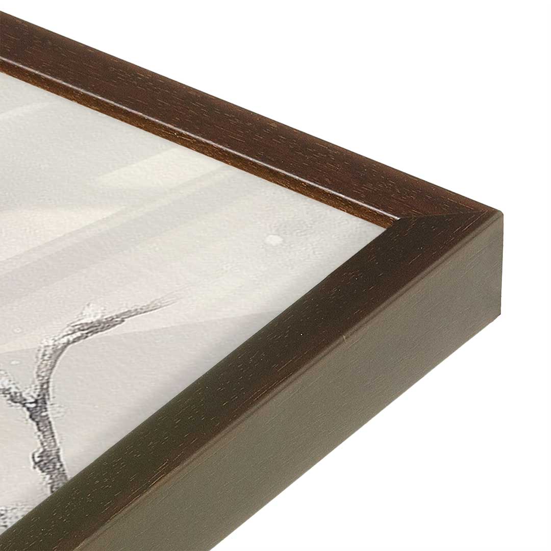 [Color:Belvinder Brown], Picture of art in a Belvinder Brown frame of the corner