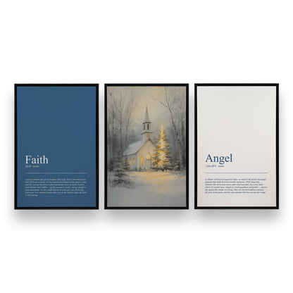 [Color:Satin Black], Picture of art in a Satin Black frame