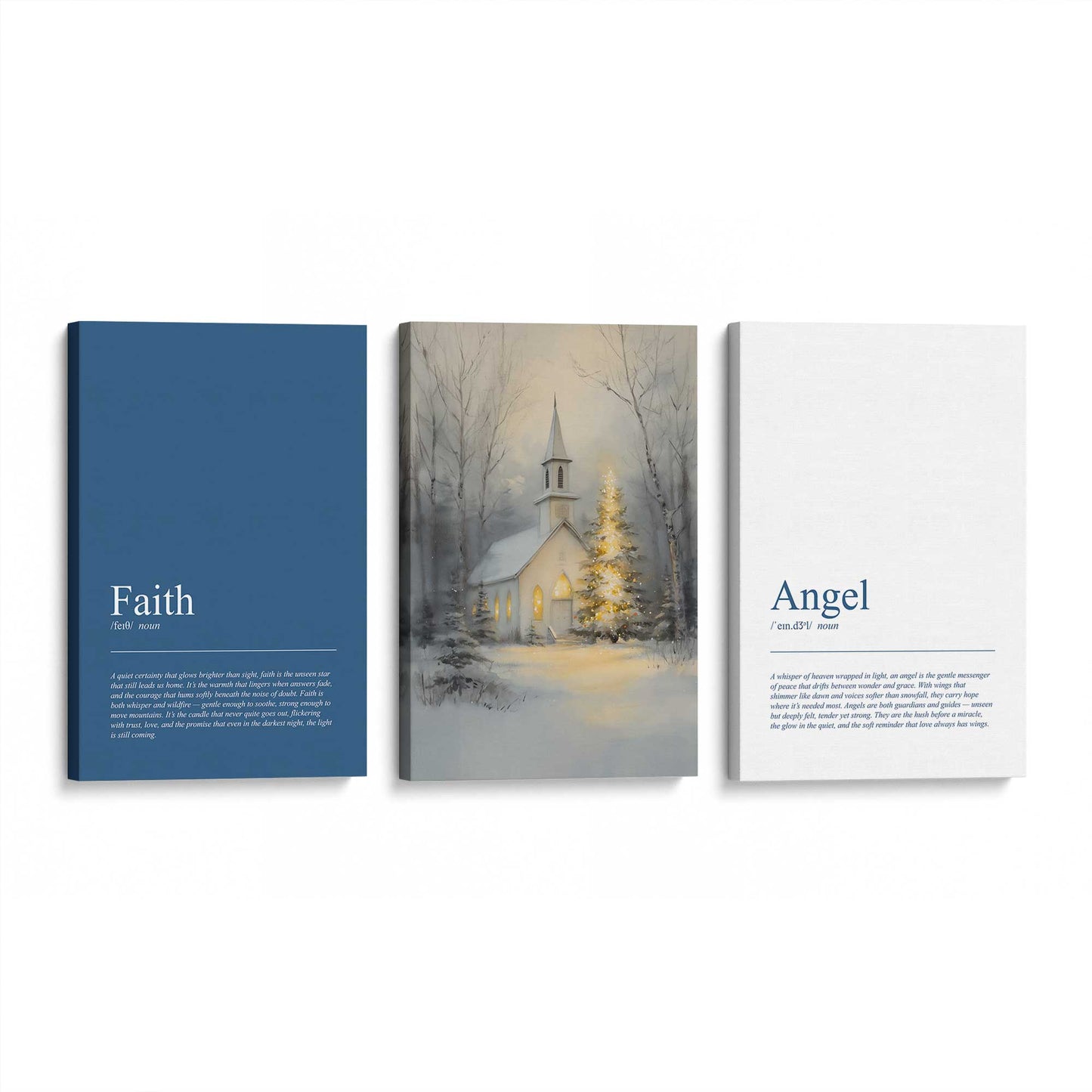 [Color:Stretched Canvas], Picture of art at an angle