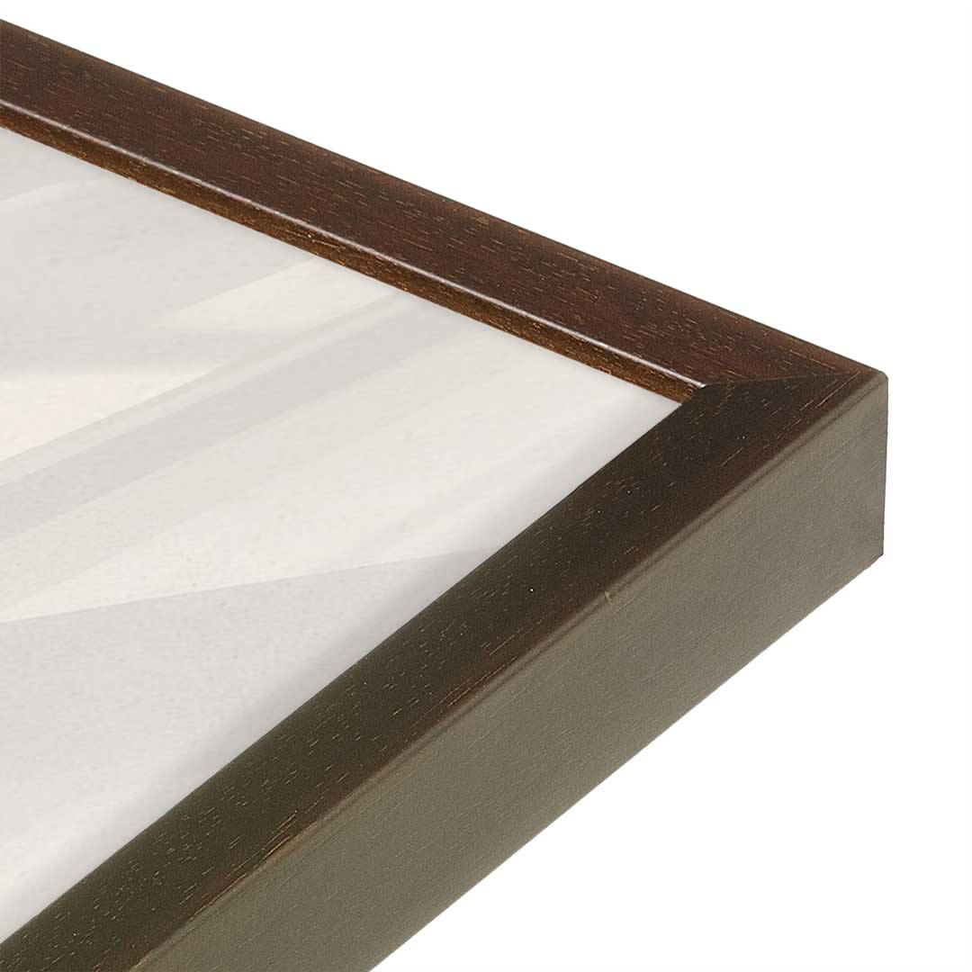 [Color:Belvinder Brown], Picture of art in a Belvinder Brown frame of the corner