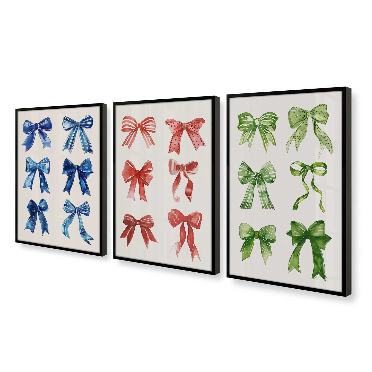 [Color:Satin Black], Picture of art in a Satin Black frame at an angle