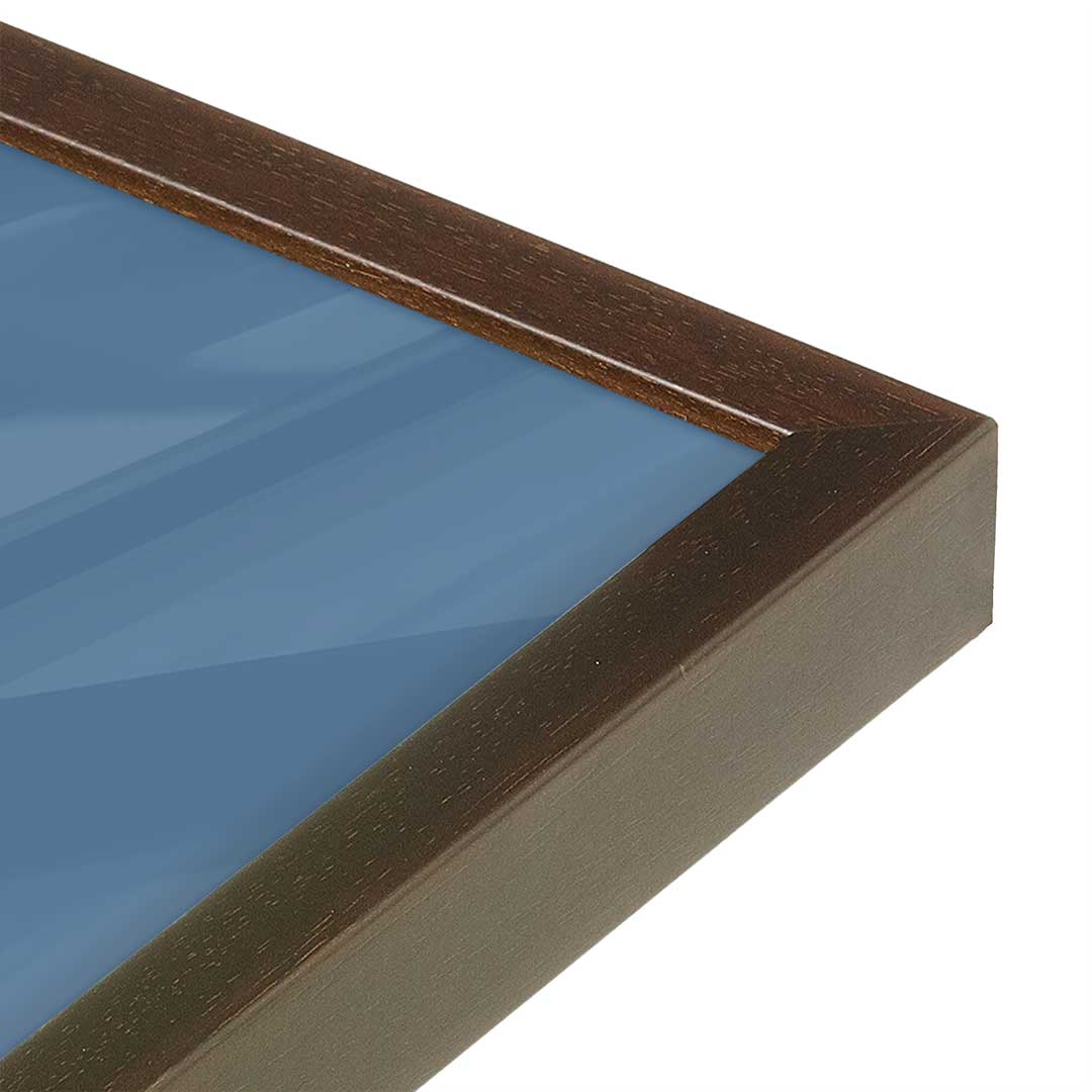 [Color:Belvinder Brown], Picture of art in a Belvinder Brown frame of the corner