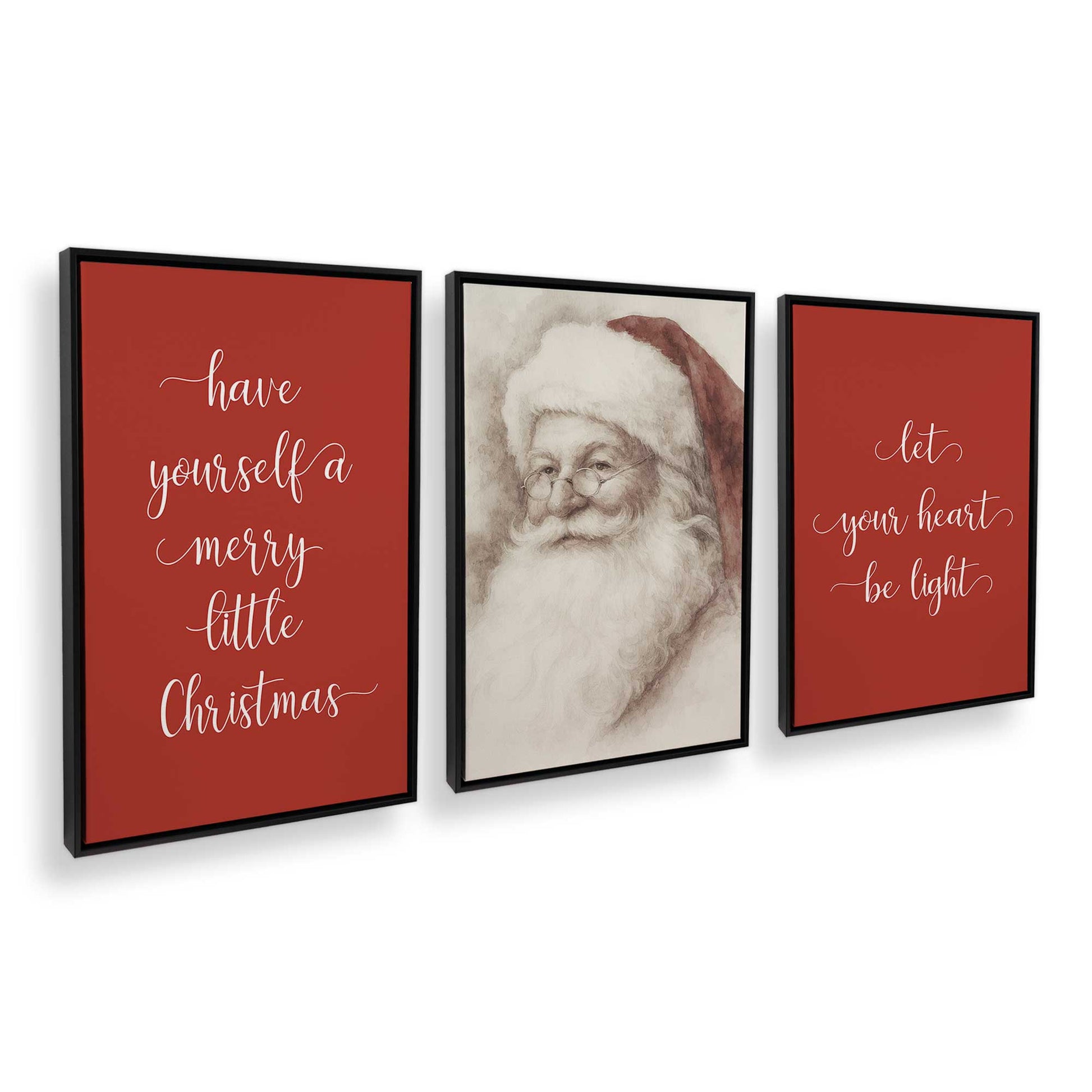 [Color:Satin Black], Picture of art in a Satin Black frame at an angle