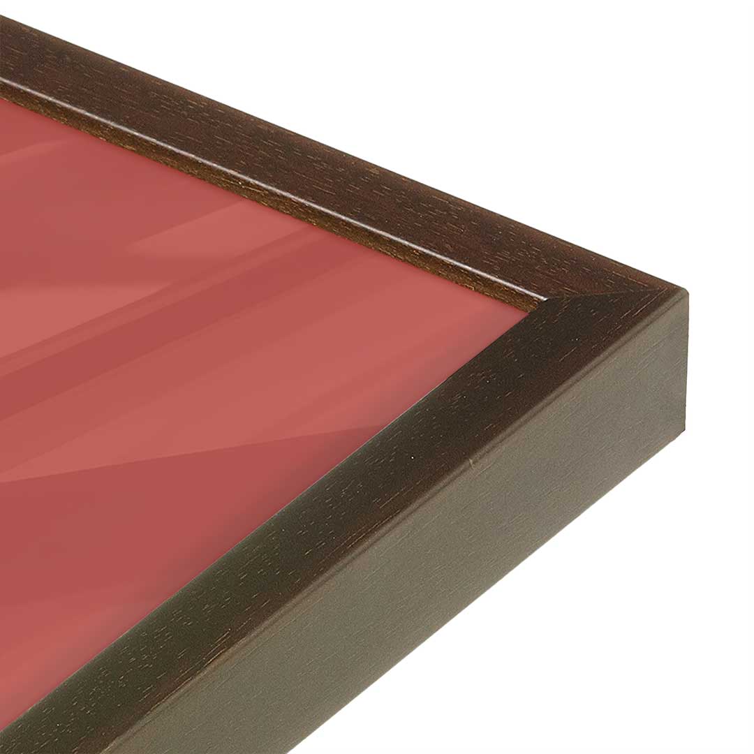 [Color:Belvinder Brown], Picture of art in a Belvinder Brown frame of the corner