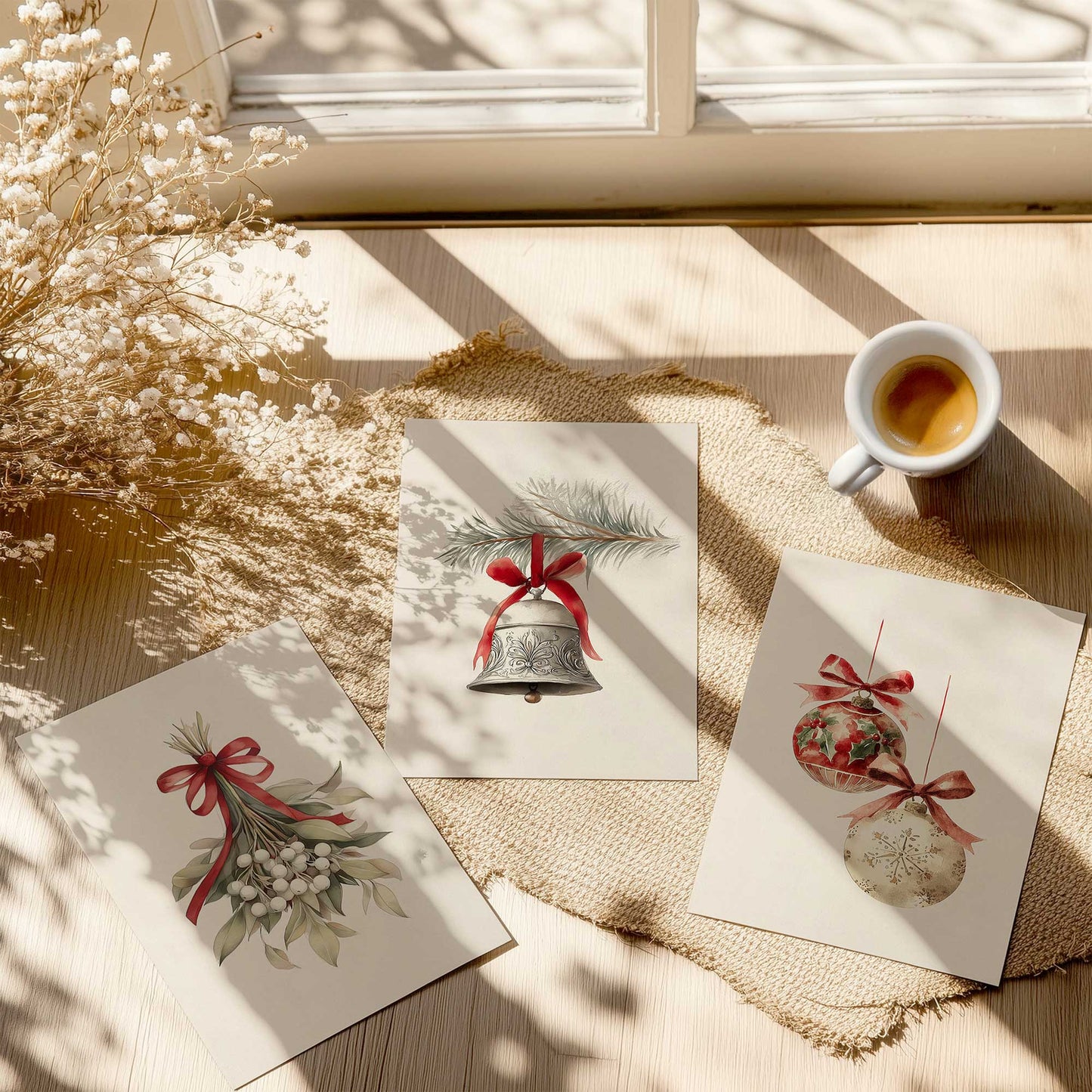 Tinsel & Tidings Set of 3 Prints