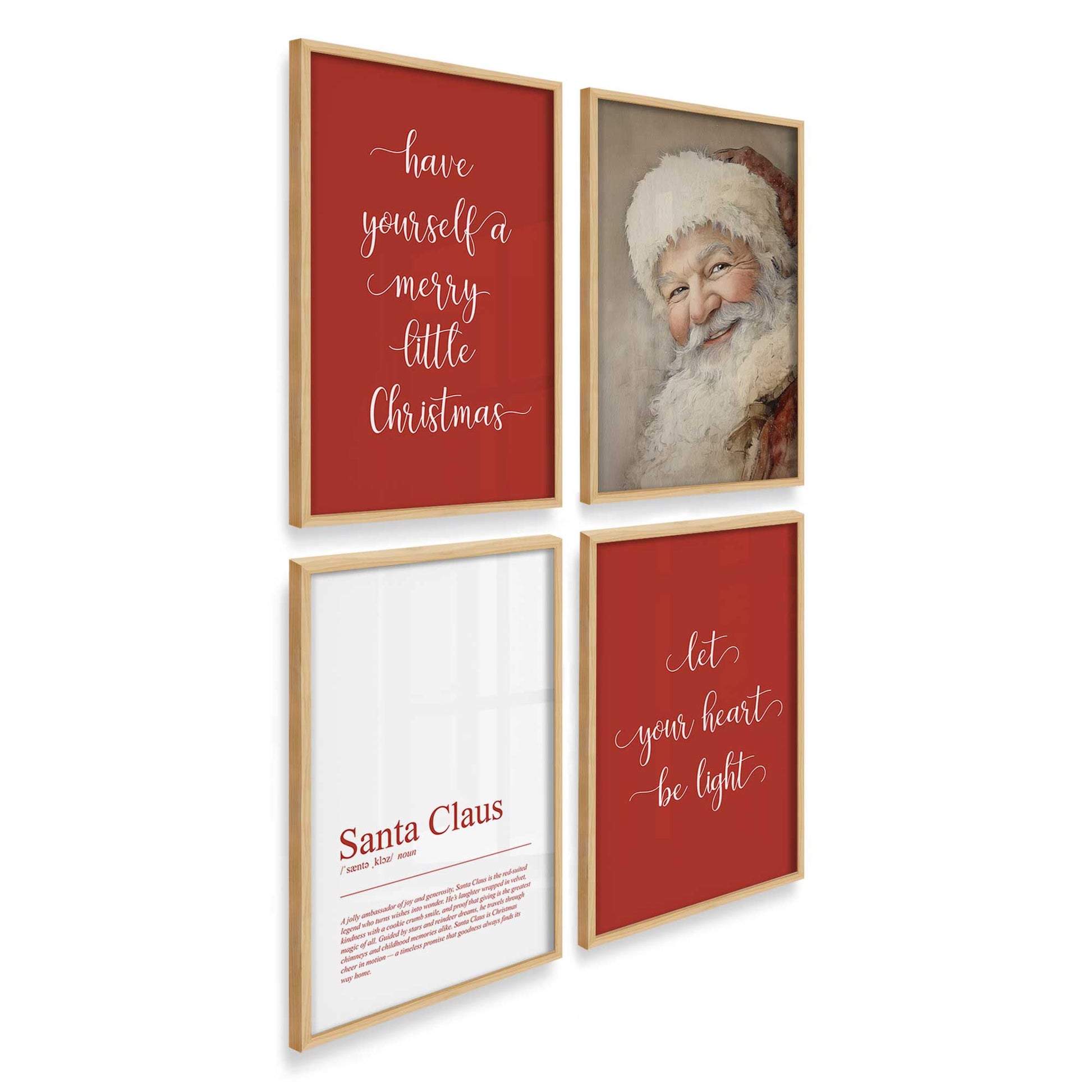 [Color:American Maple], Picture of art in an American Maple frame at an angle