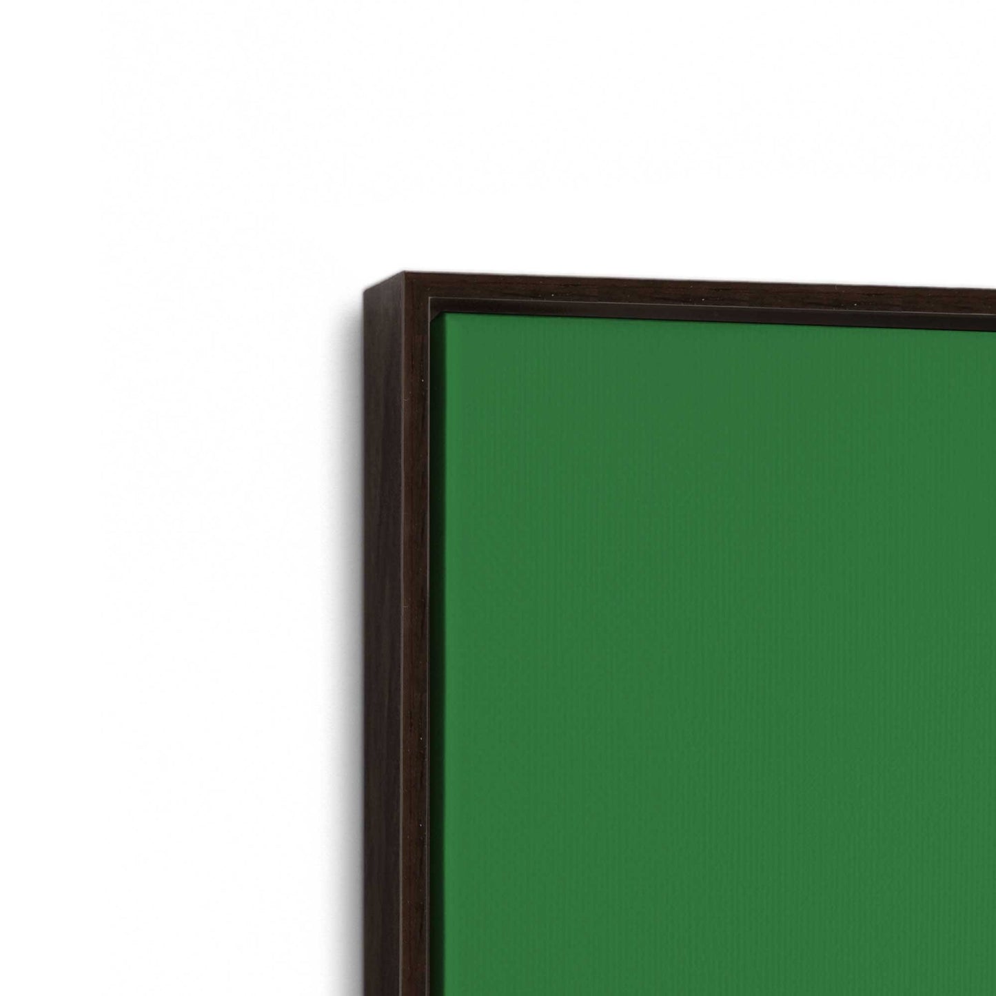 [Color:Espresso], Picture of art in an Espresso frame at an angle