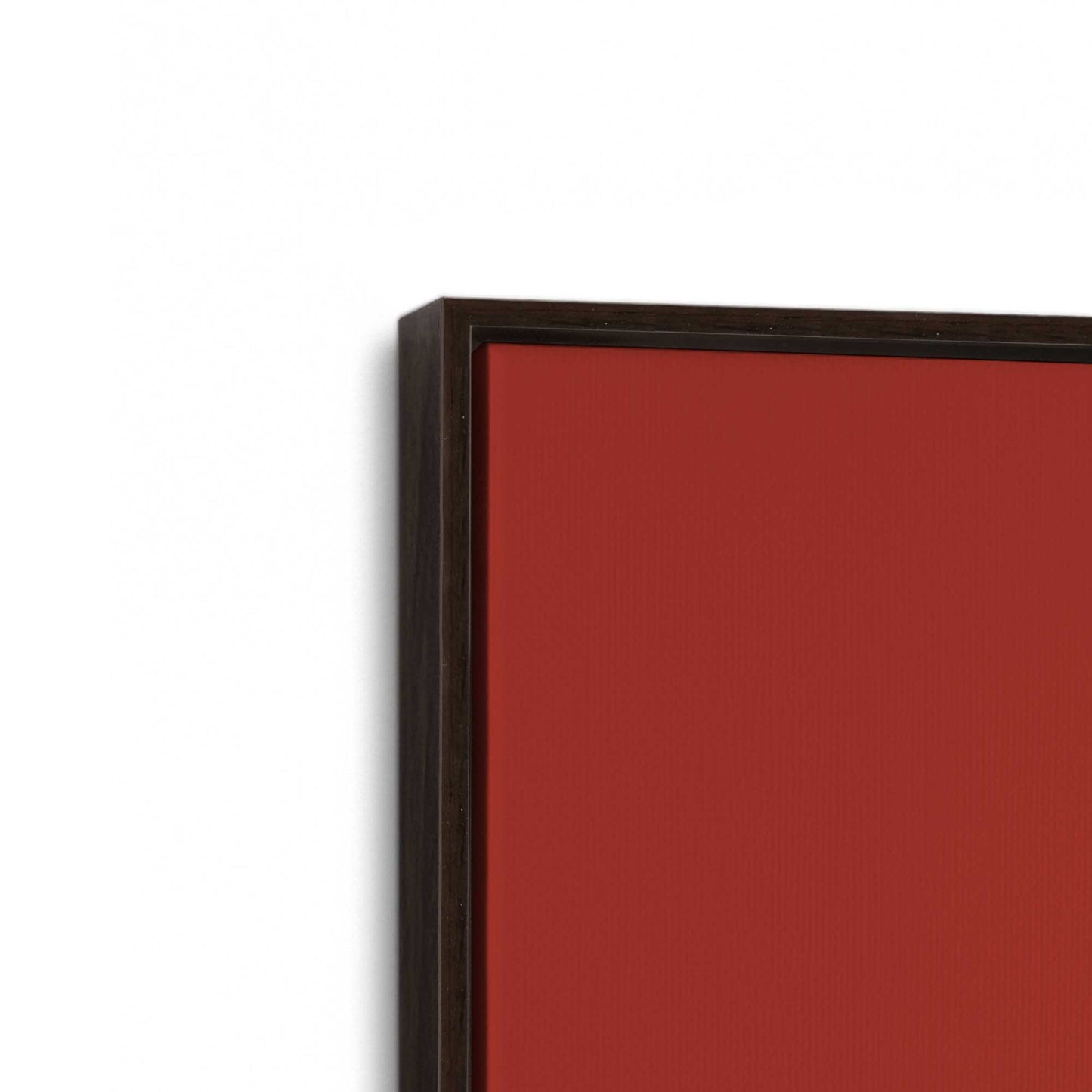 [Color:Espresso], Picture of art in an Espresso frame at an angle