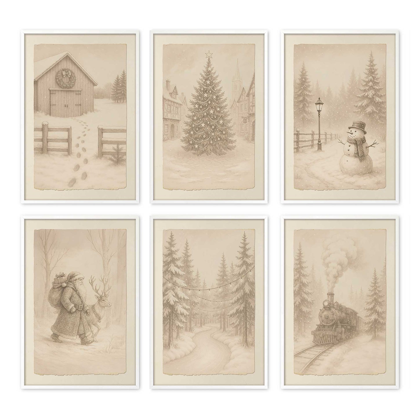 [Color:Opaque White], Picture of art in an Opaque White frame