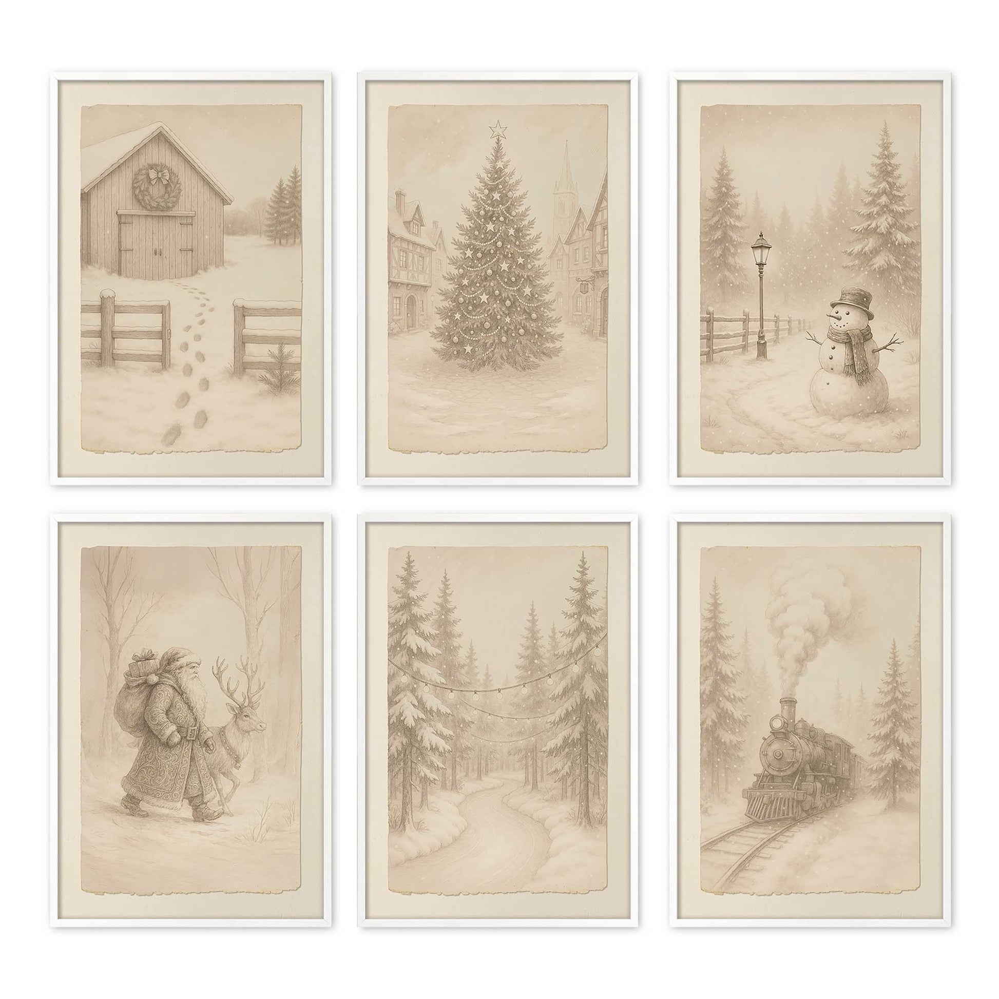 [Color:Opaque White], Picture of art in an Opaque White frame