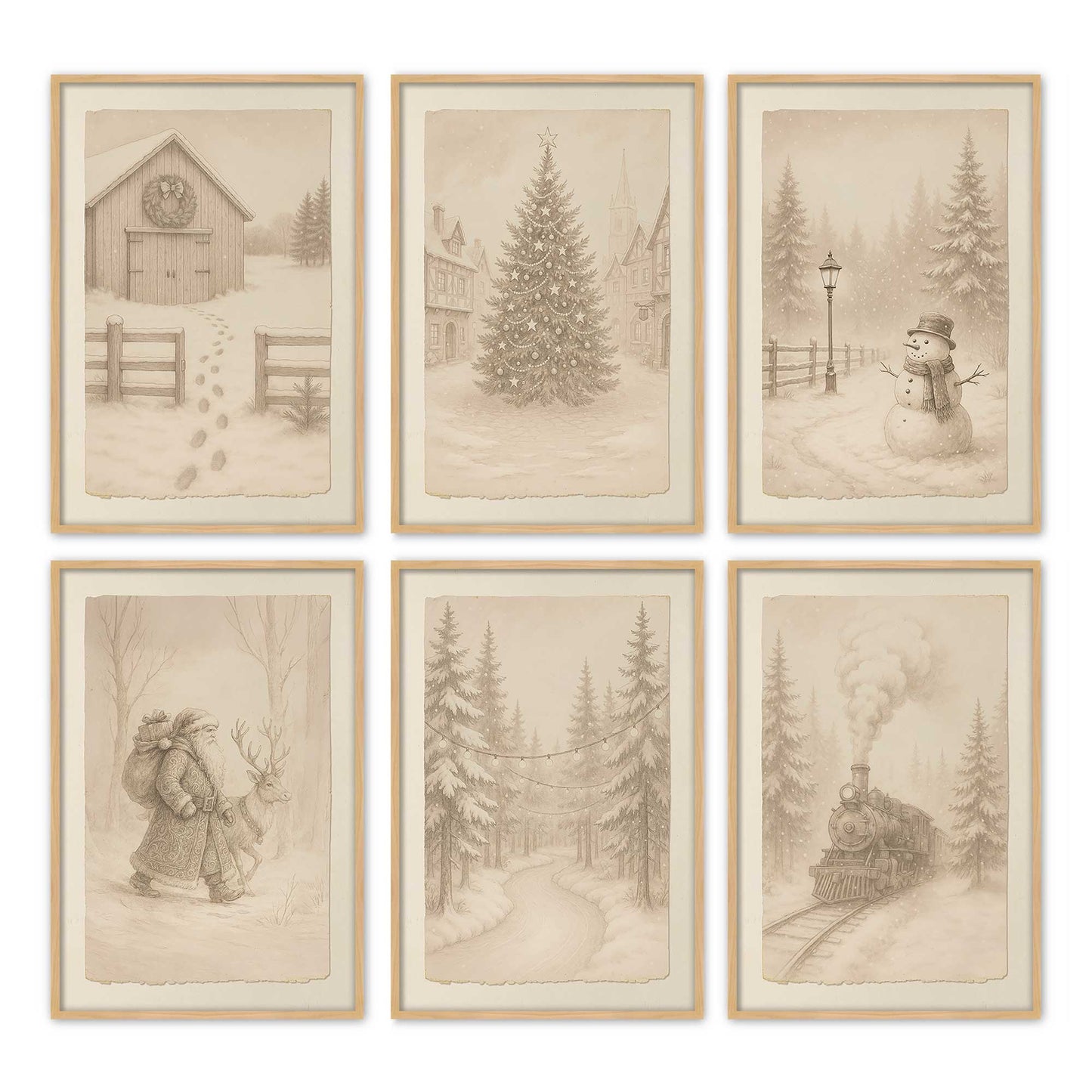 [Color:American Maple], Picture of art in an American Maple frame