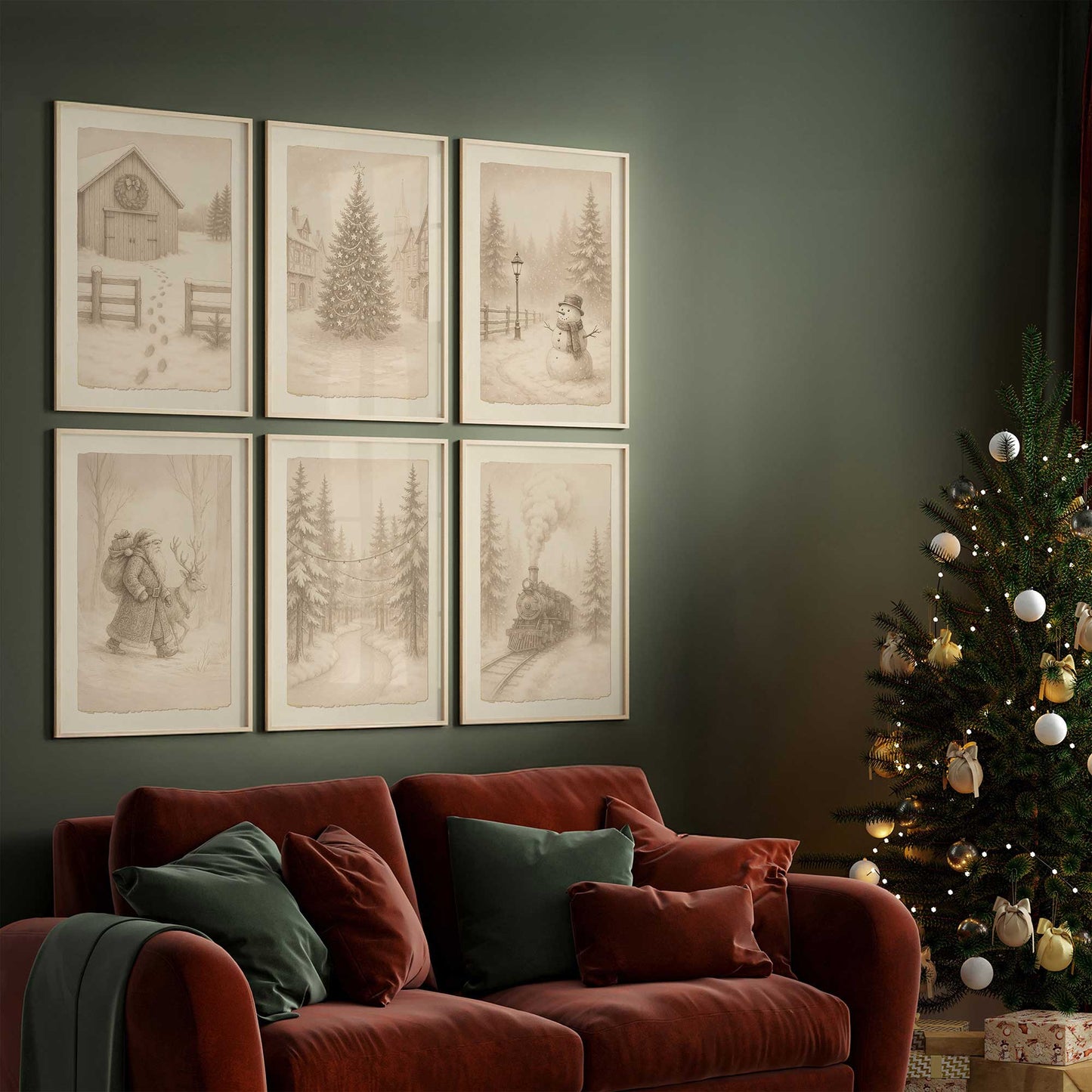 [Color:Satin Black], Picture of art in a Satin Black frame