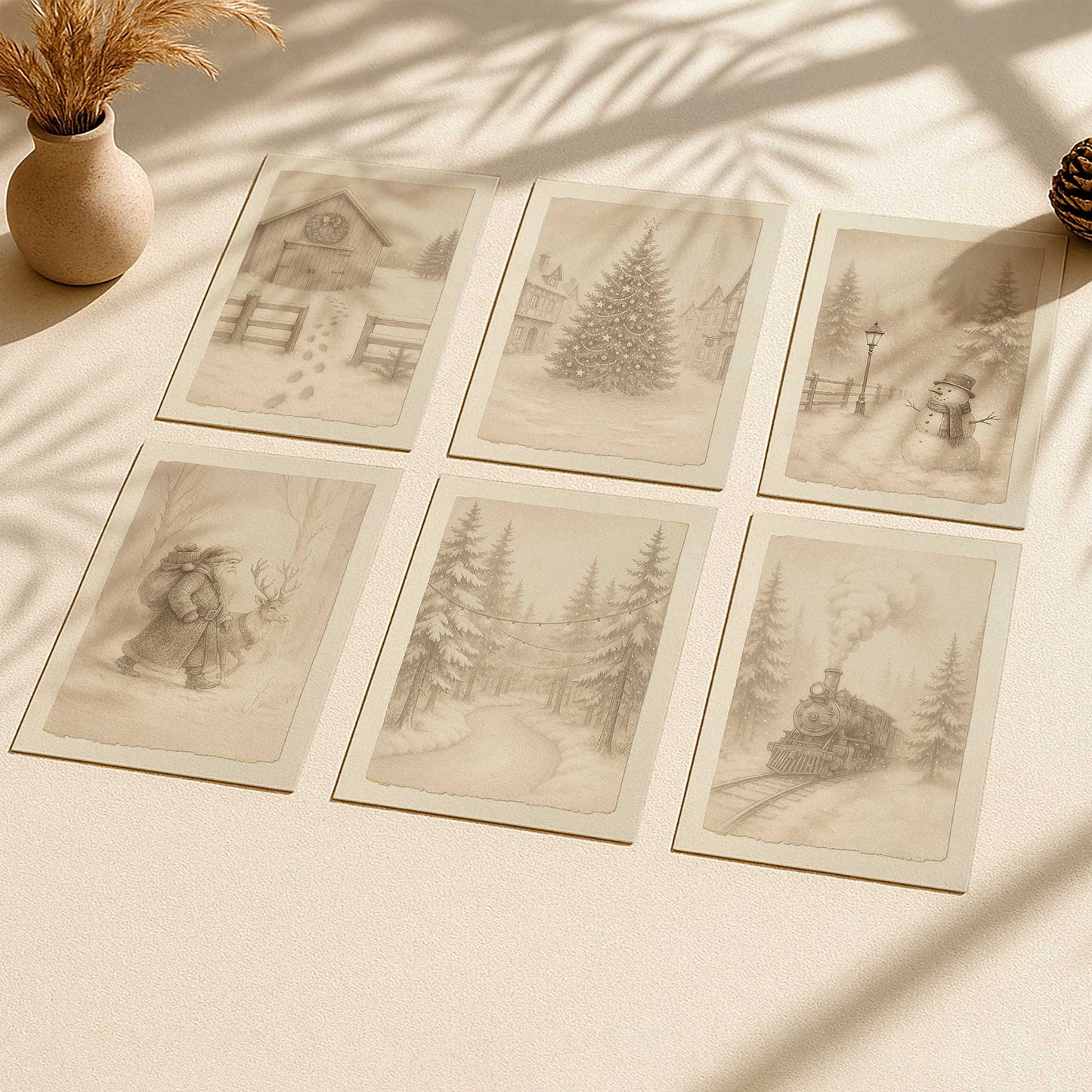 [color:Rolled Print], Picture of art in a room