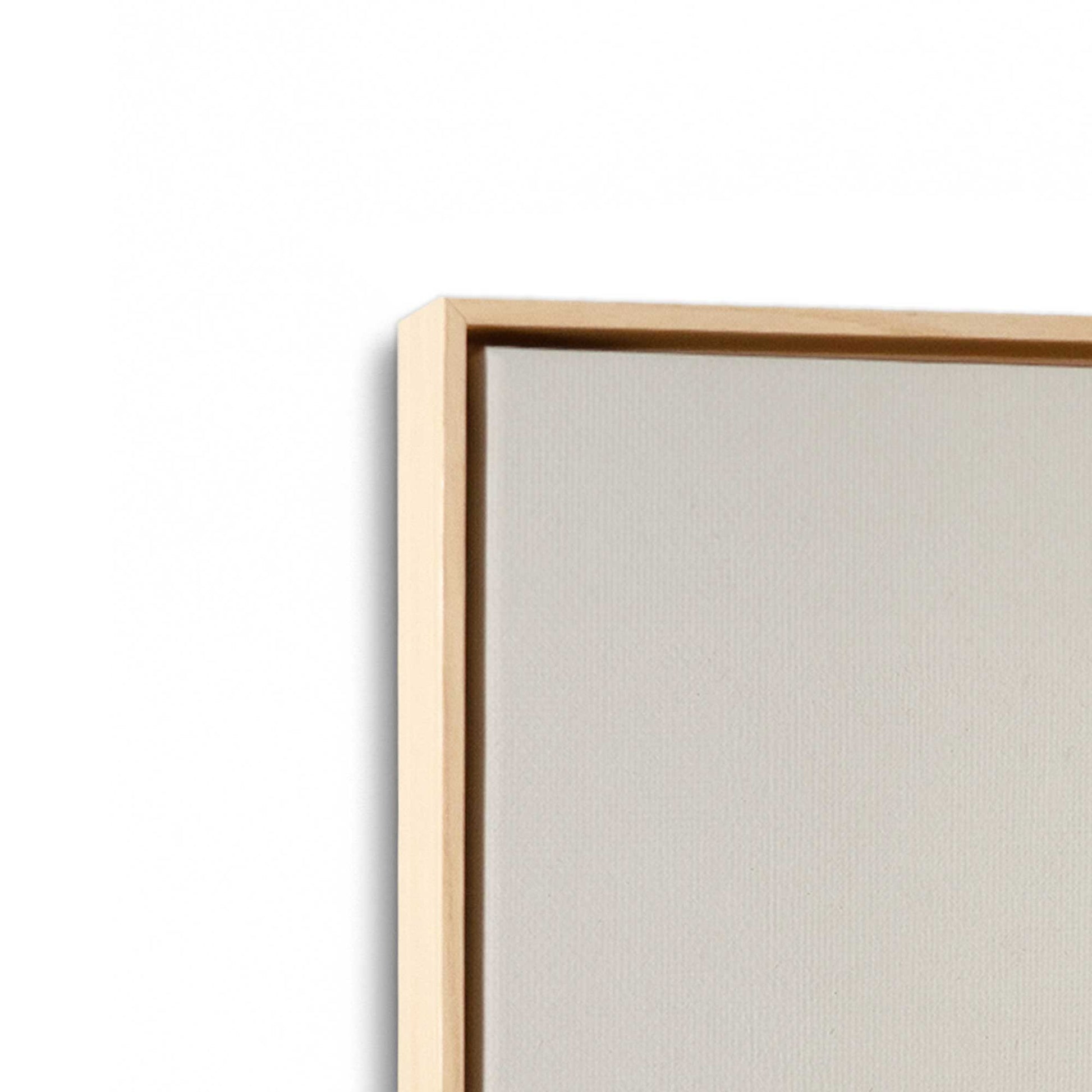 [Color:American Maple], Picture of art in an American Maple frame at an angle