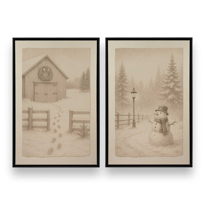 [Color:Satin Black], Picture of art in a Satin Black frame