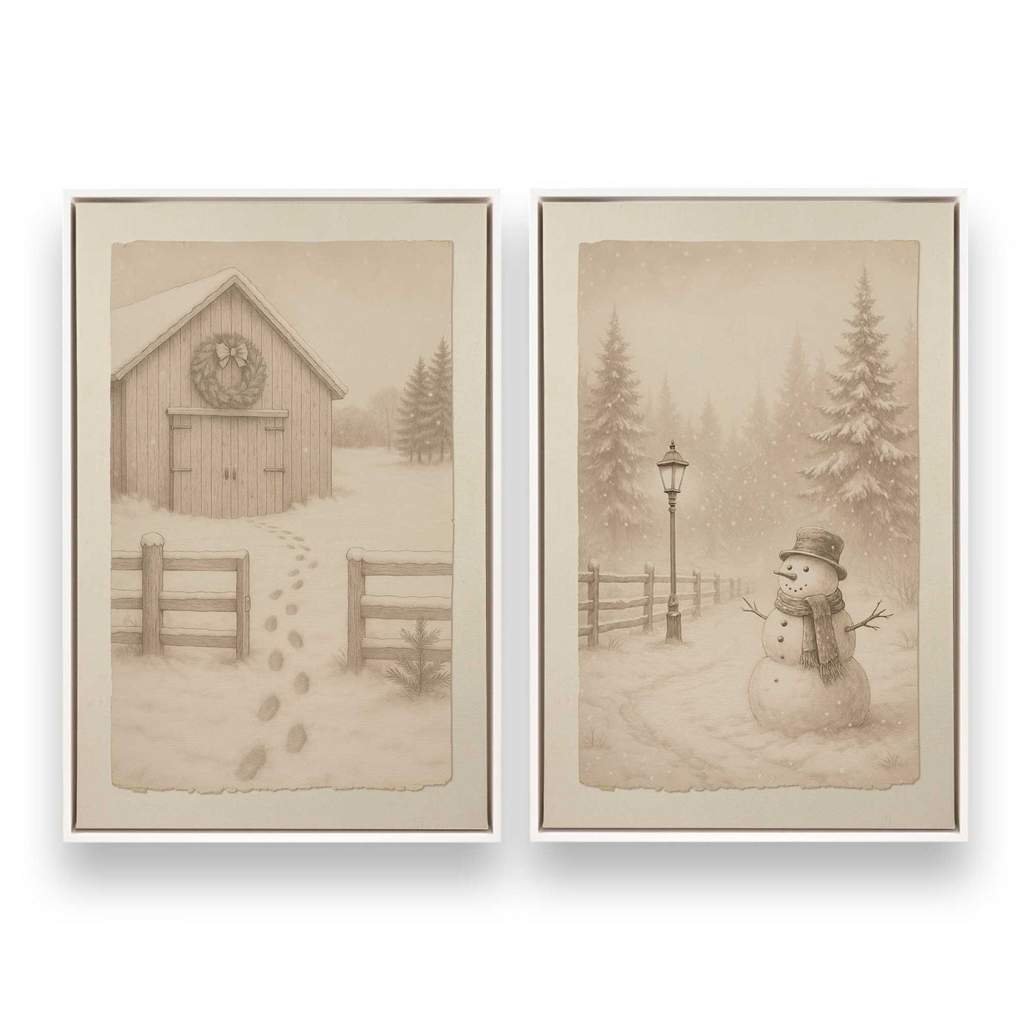 [Color:Opaque White], Picture of art in a White frame