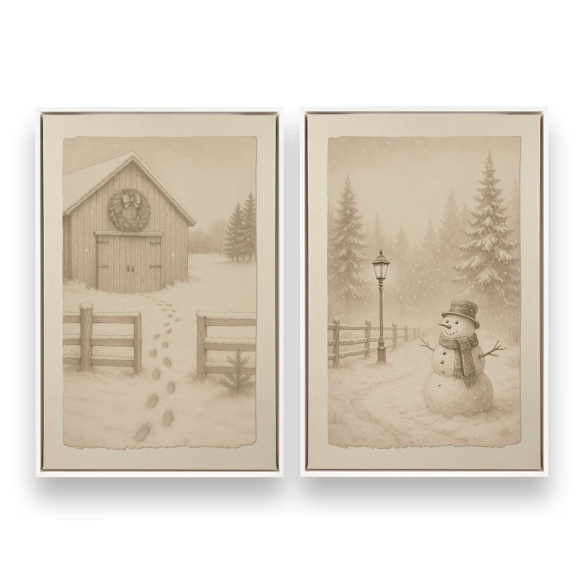 [Color:Opaque White], Picture of art in a White frame