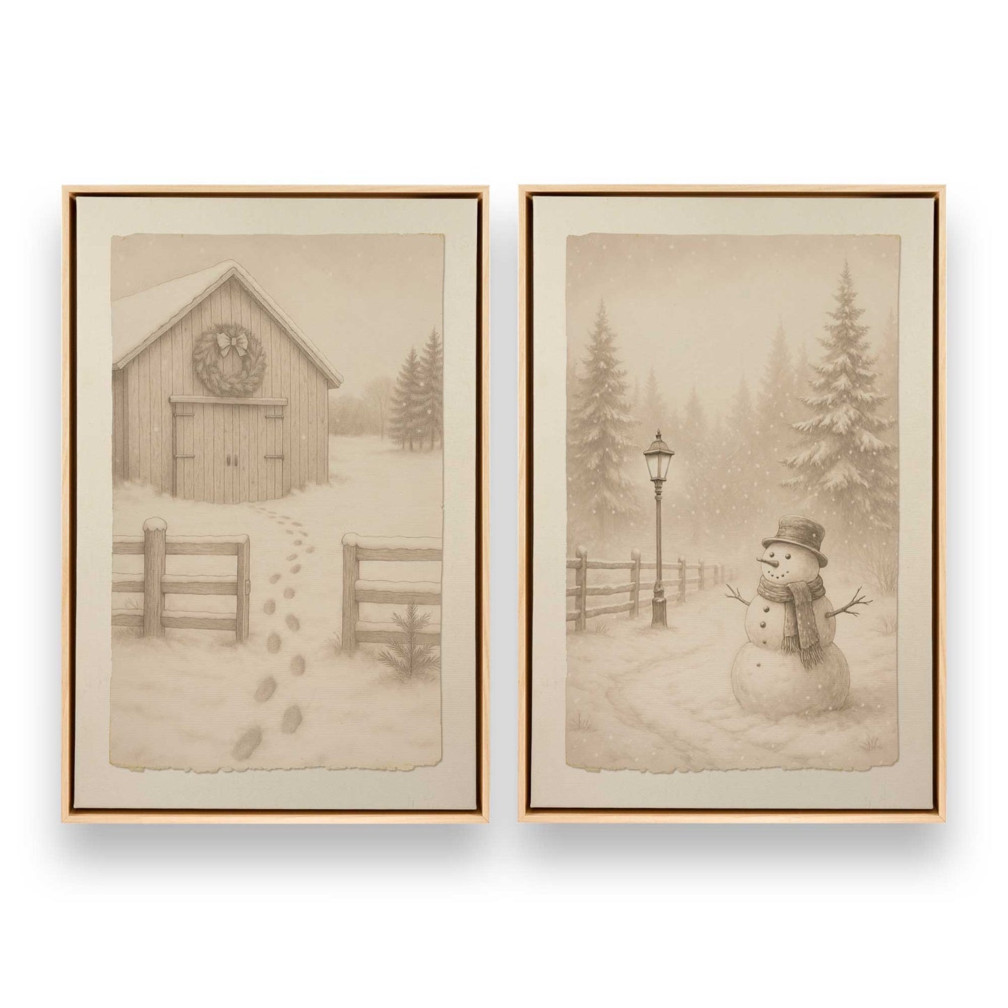 [Color:American Maple], Picture of art in a American Maple frame