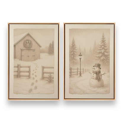 [Color:American Maple], Picture of art in a American Maple frame