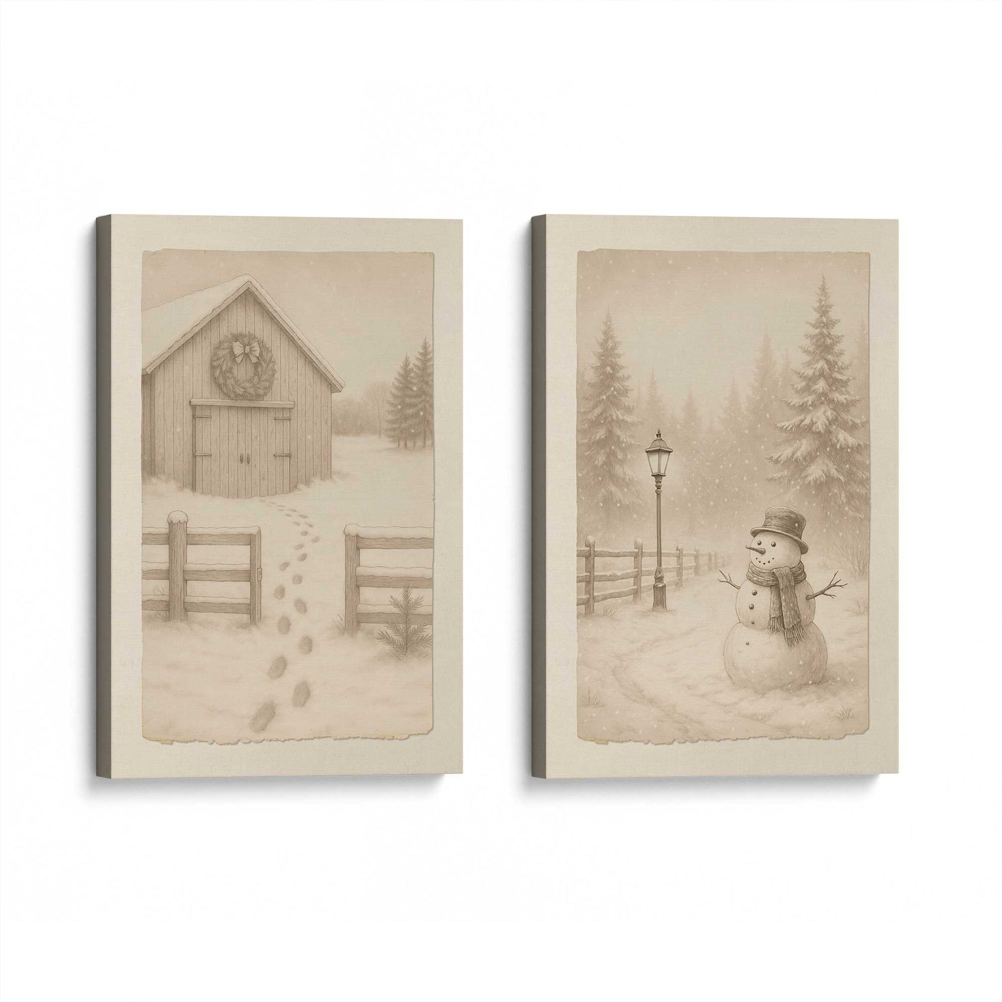 [Color:Stretched Canvas], Picture of art at an angle