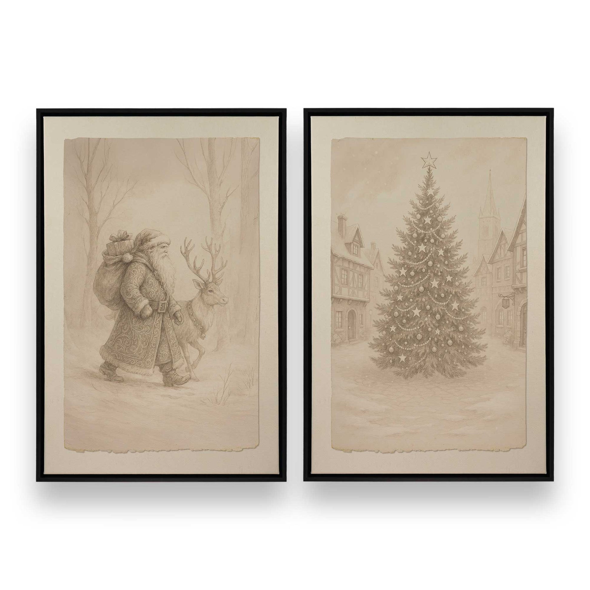 [Color:Satin Black], Picture of art in a Satin Black frame