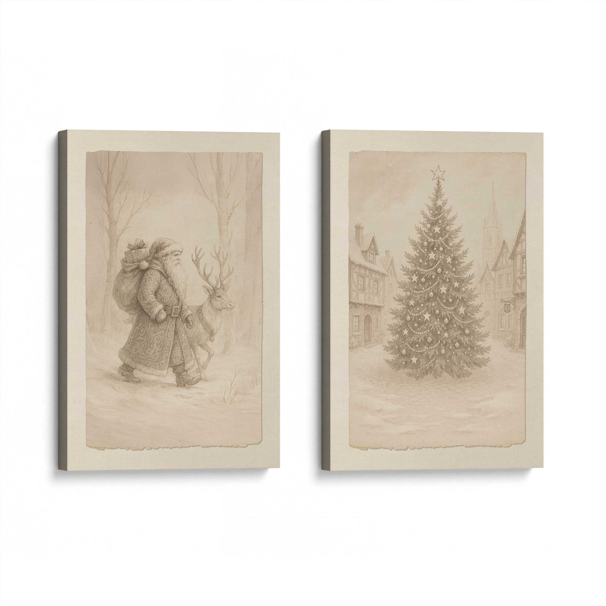 [Color:Stretched Canvas], Picture of art at an angle