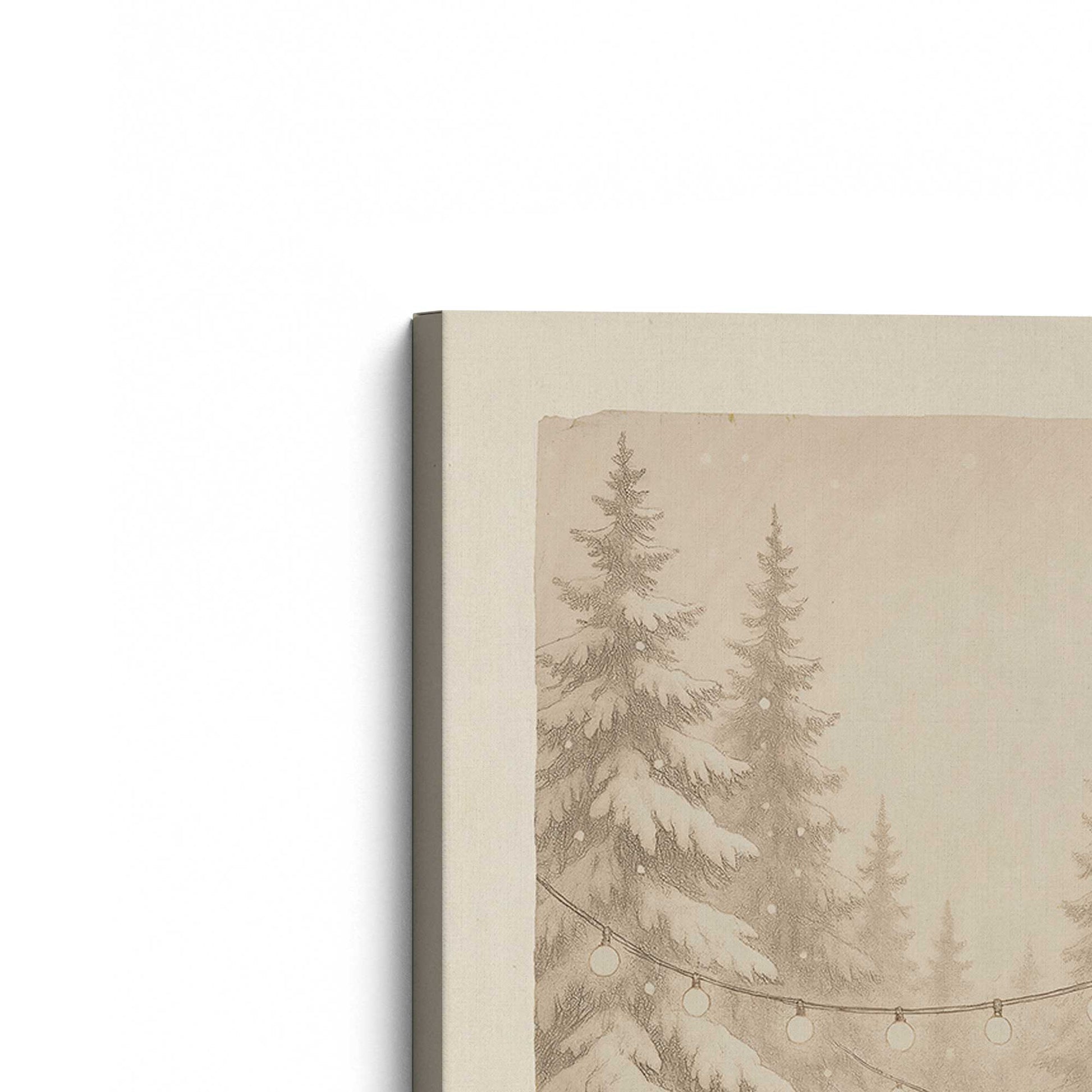 [Color:Stretched Canvas], Picture of the corner of the art