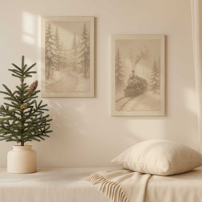 [Color:Satin Black], Picture of art in a Satin Black frame