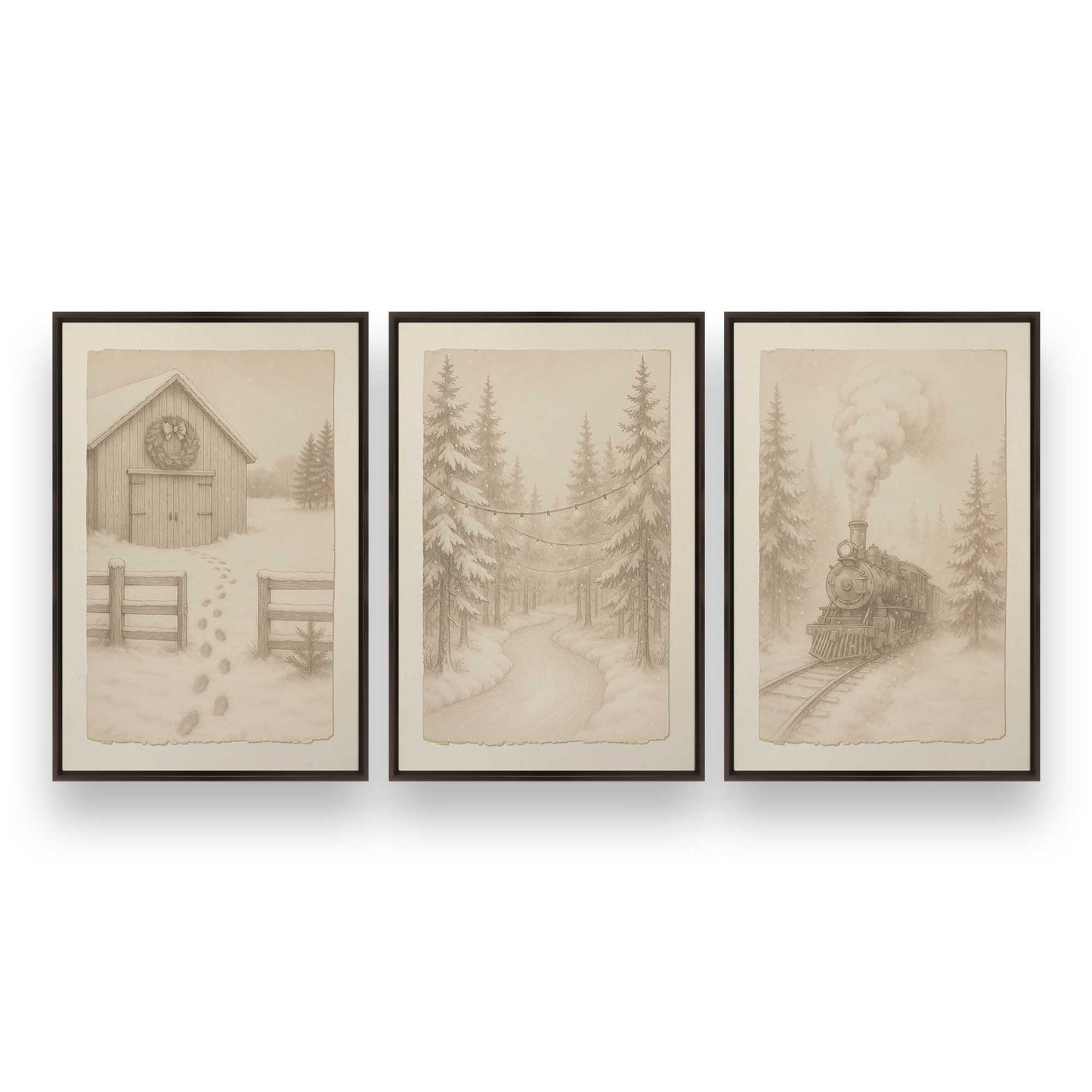 [Color:Espresso], Picture of art in an Espresso frame