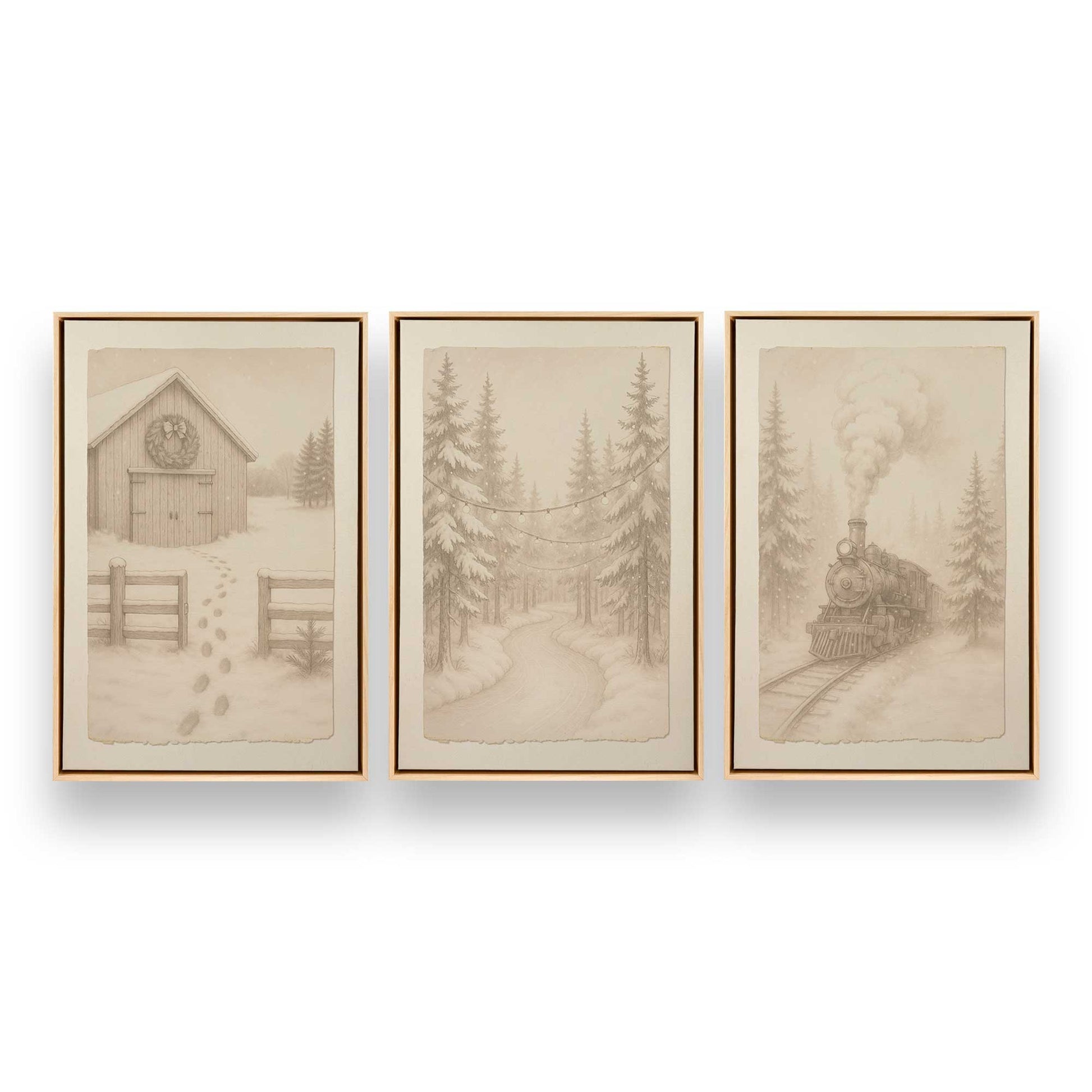 [Color:American Maple], Picture of art in an American Maple frame