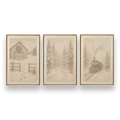 [Color:American Maple], Picture of art in an American Maple frame