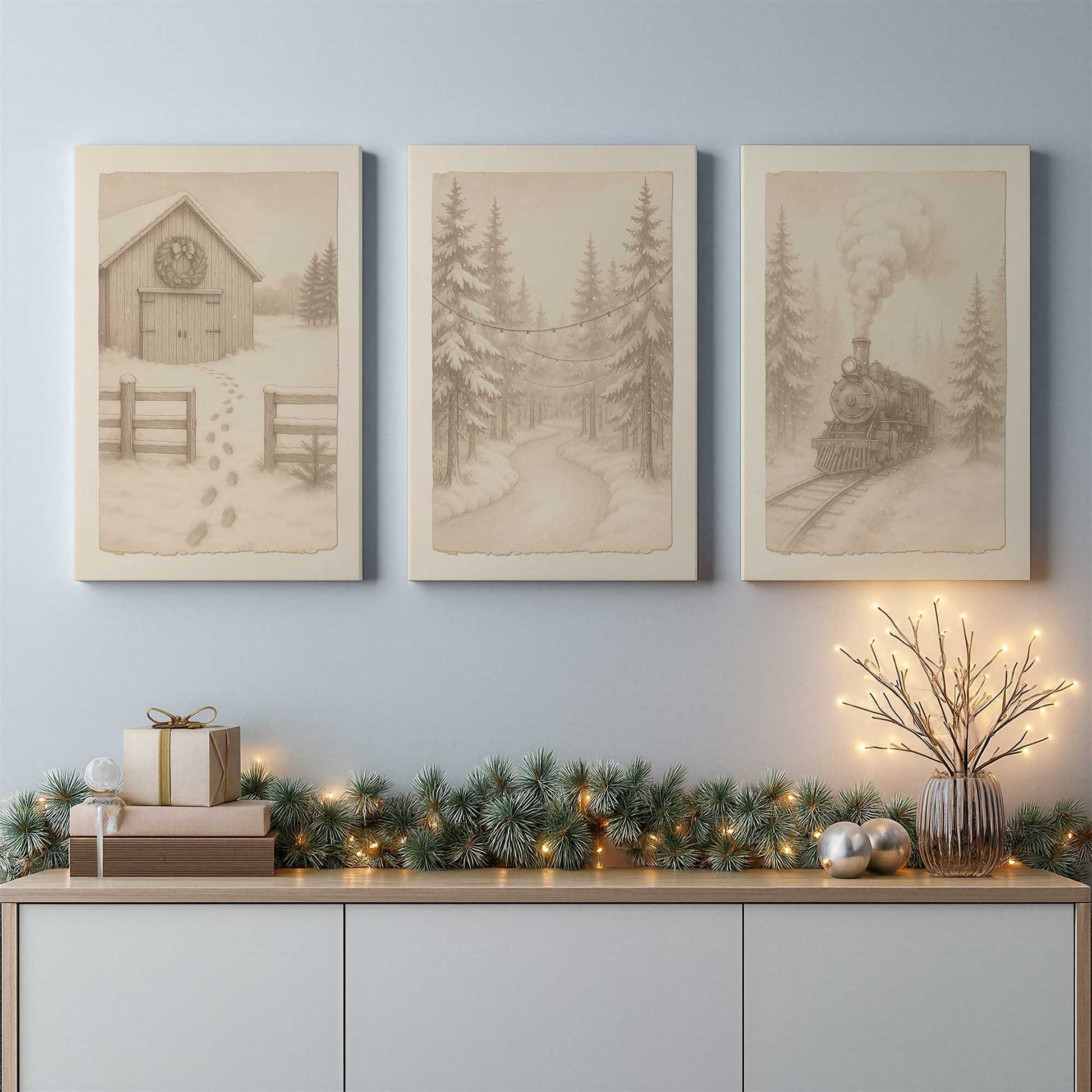 [Color:American Maple], Picture of art in an American Maple frame