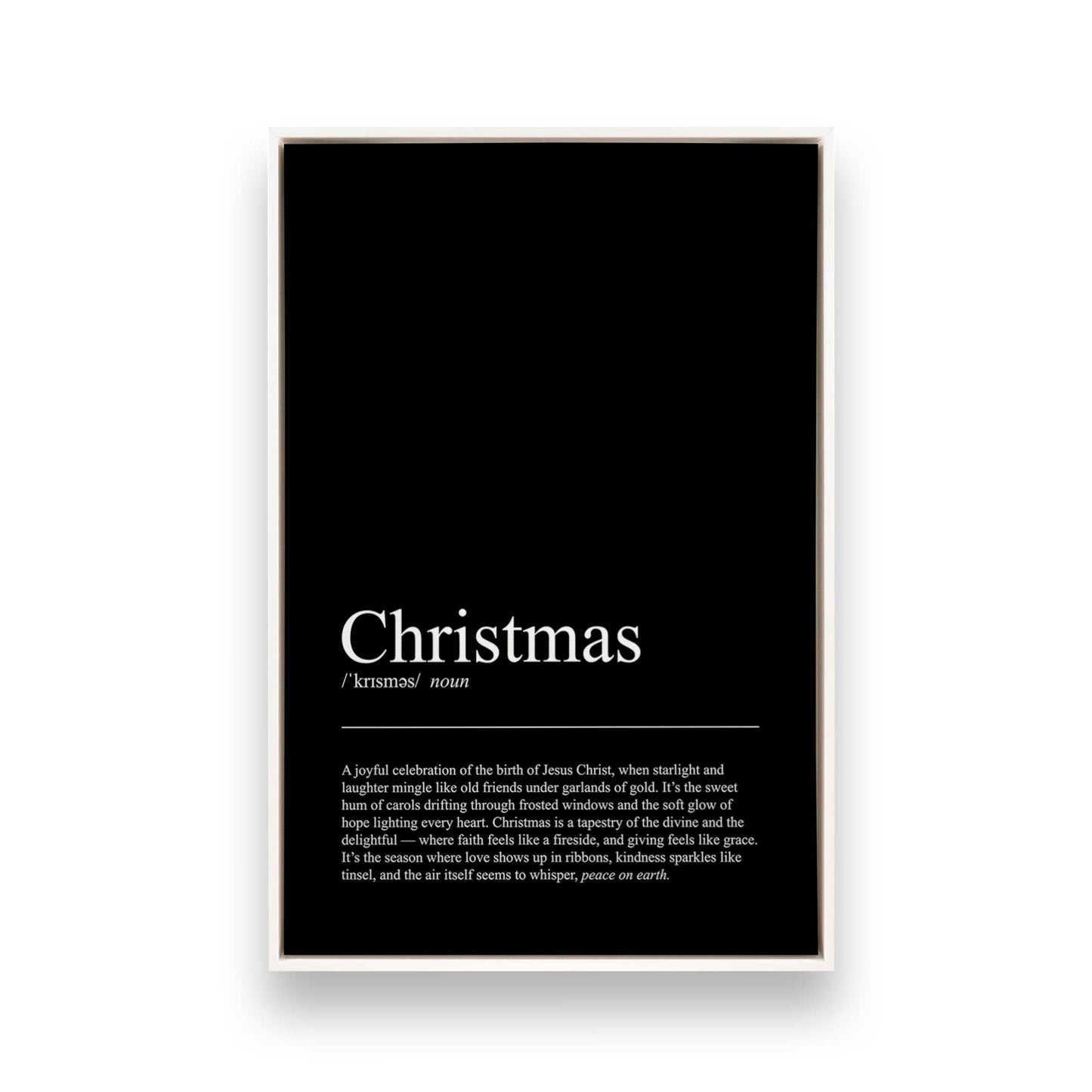 [Color:Opaque White], Picture of art in a White frame