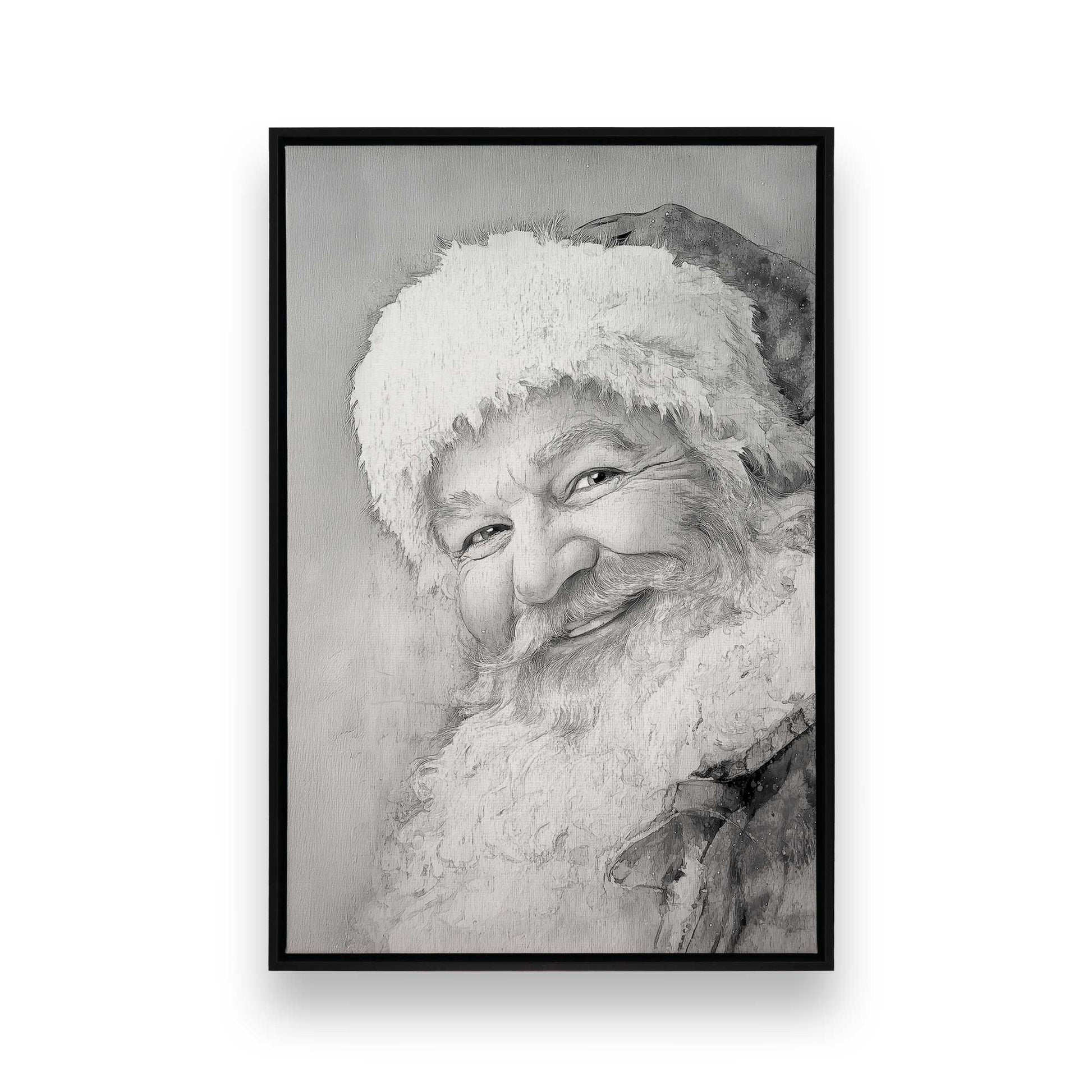 [Color:Satin Black], Picture of art in a Satin Black frame