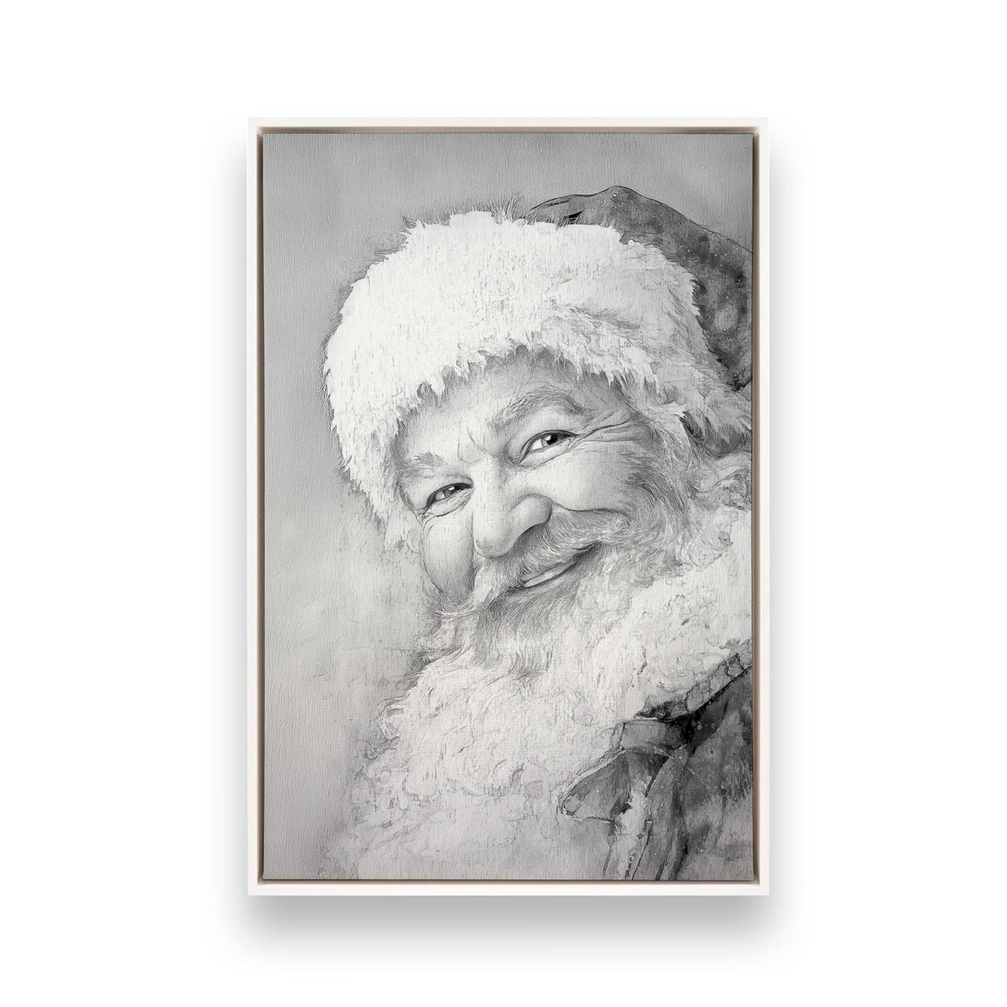 [Color:Opaque White], Picture of art in a White frame