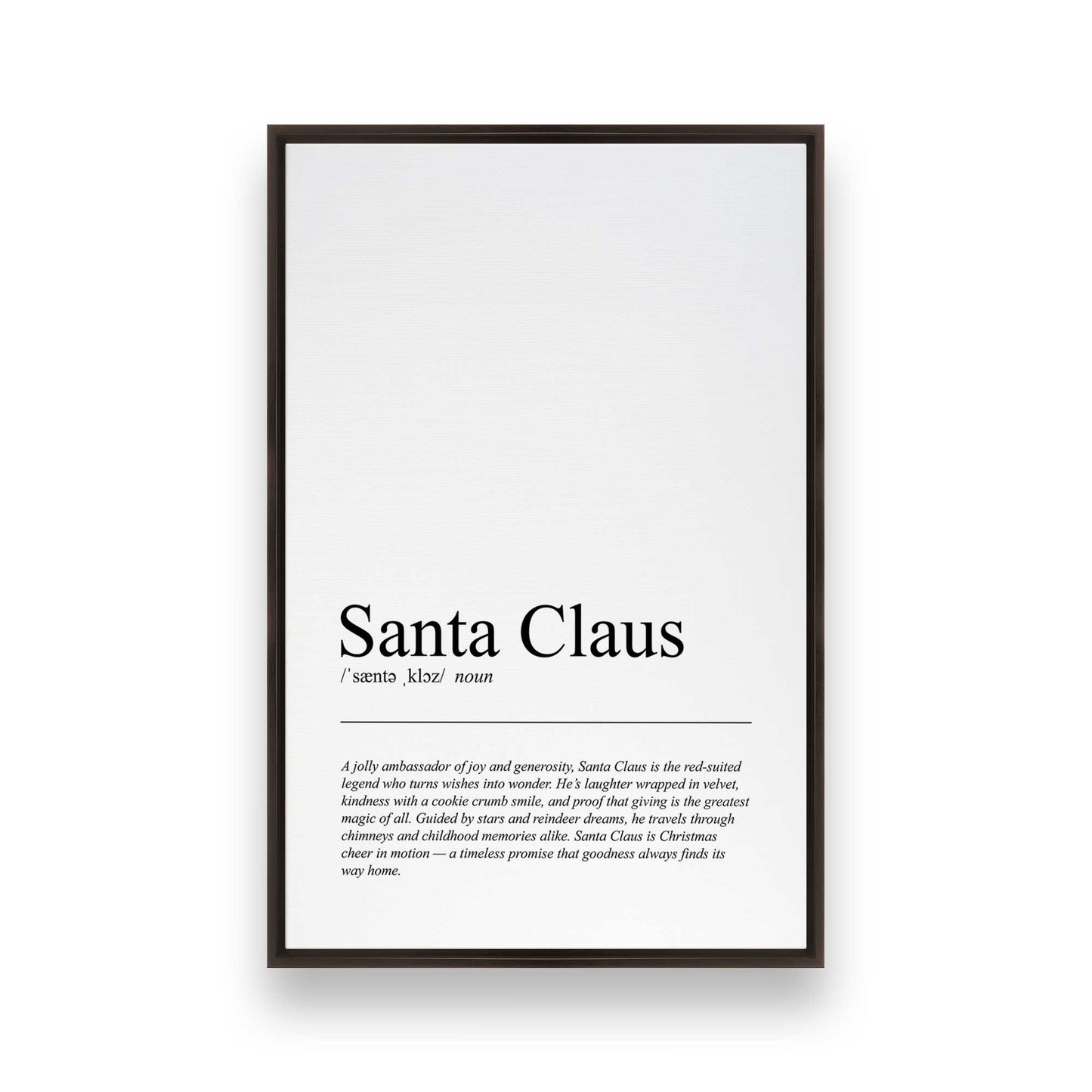 [Color:Espresso], Picture of art in an Espresso frame