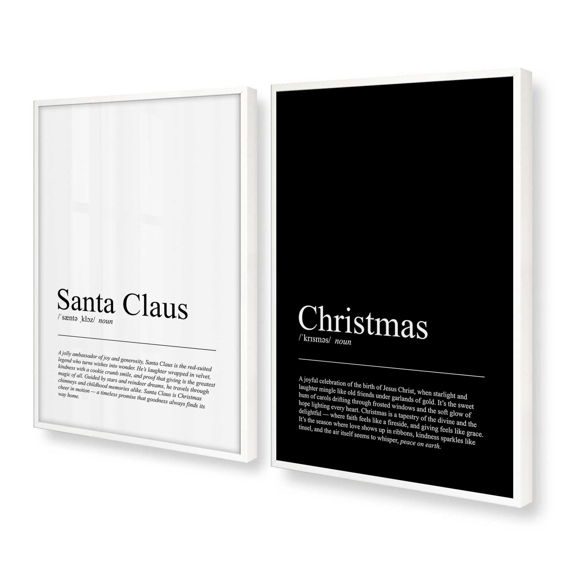 [Color:Opaque White], Picture of art in a Opaque White frame at an angle