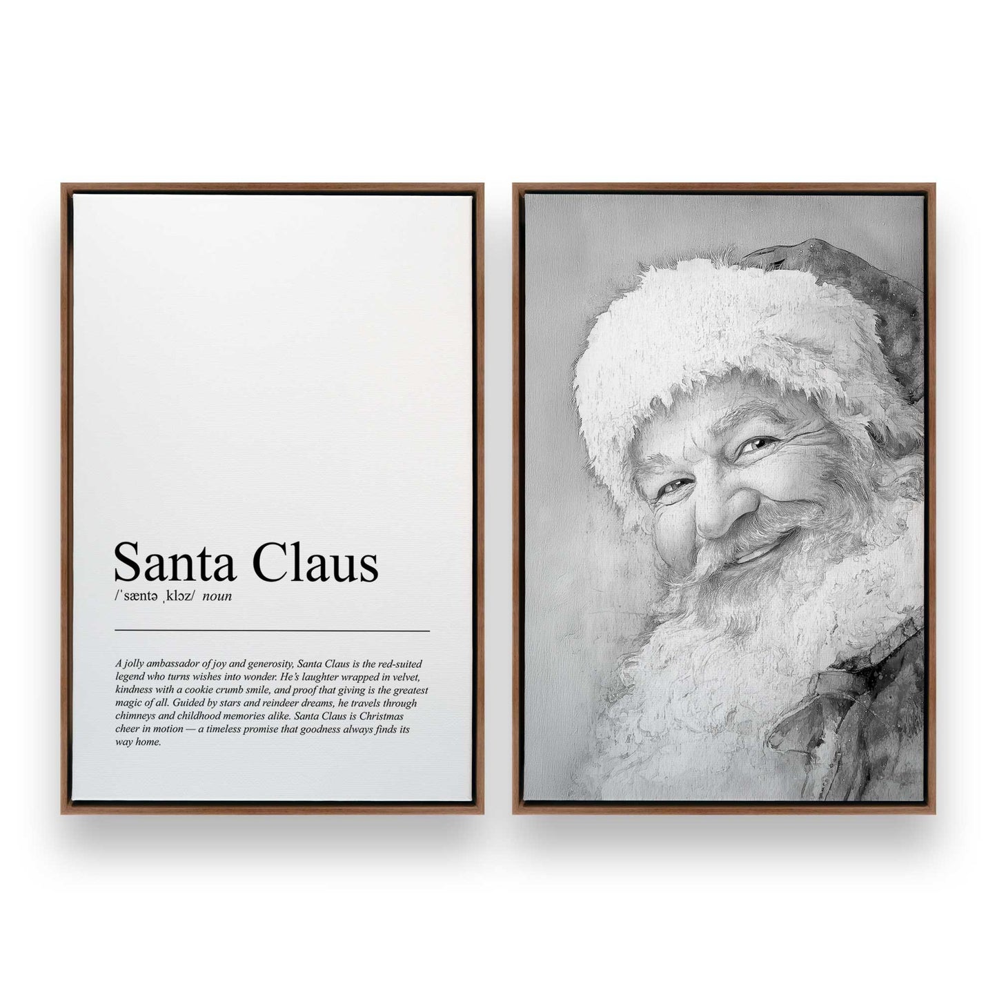 [Color:Walnut], Picture of art in a Walnut frame