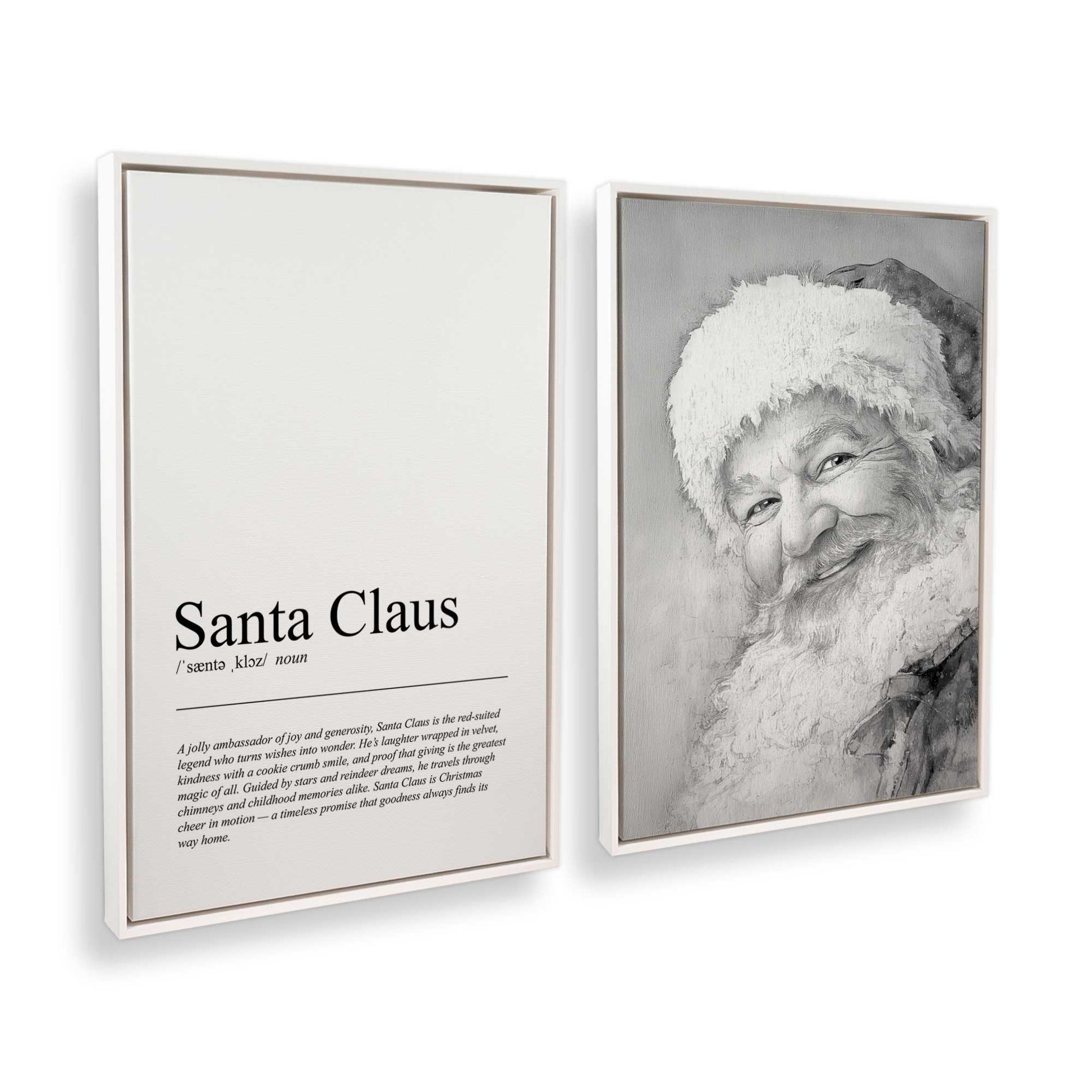 [Color:Opaque White], Picture of art in a White frame at an angle