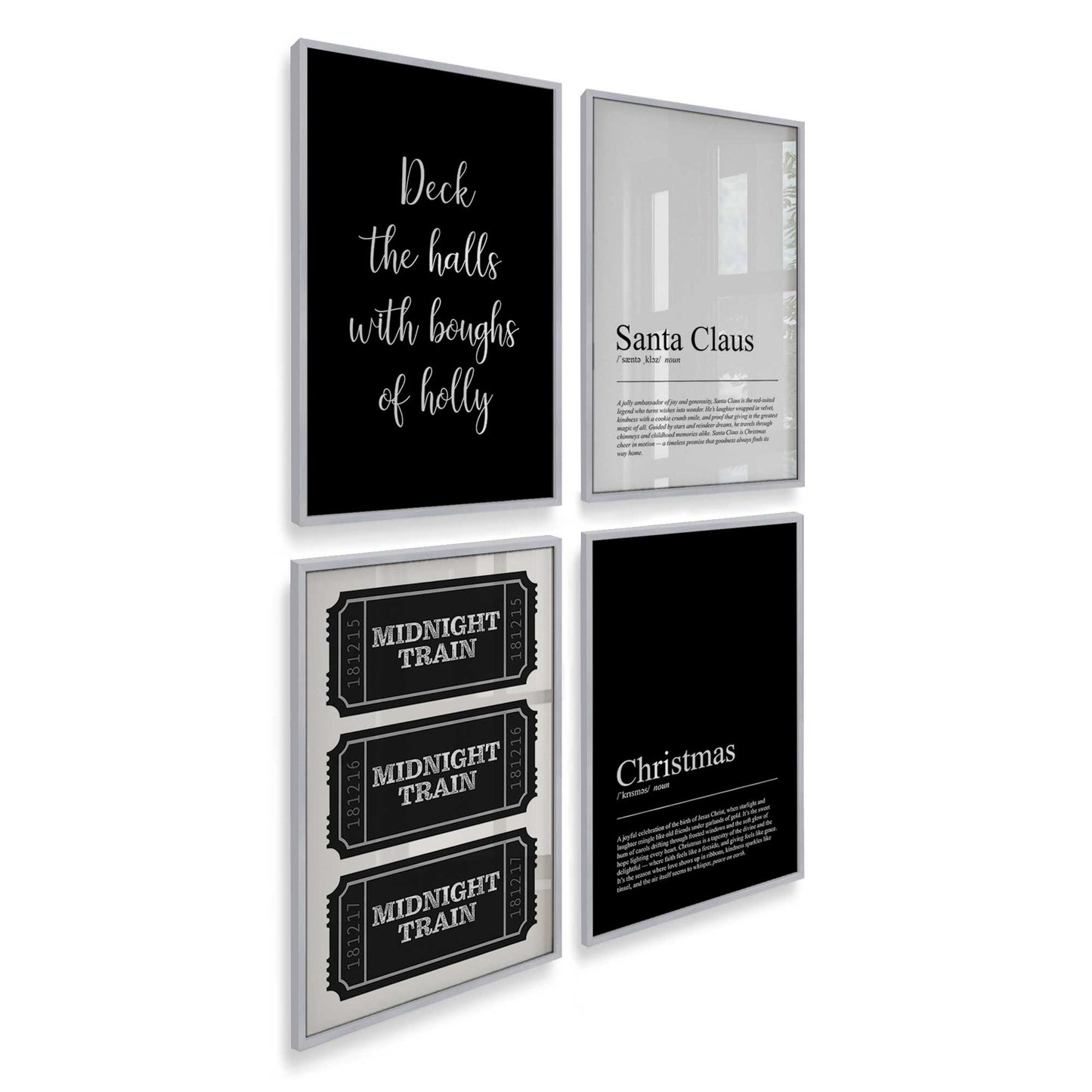 [Color:Polished Chrome], Picture of art in a Polished Chrome frame of the corner